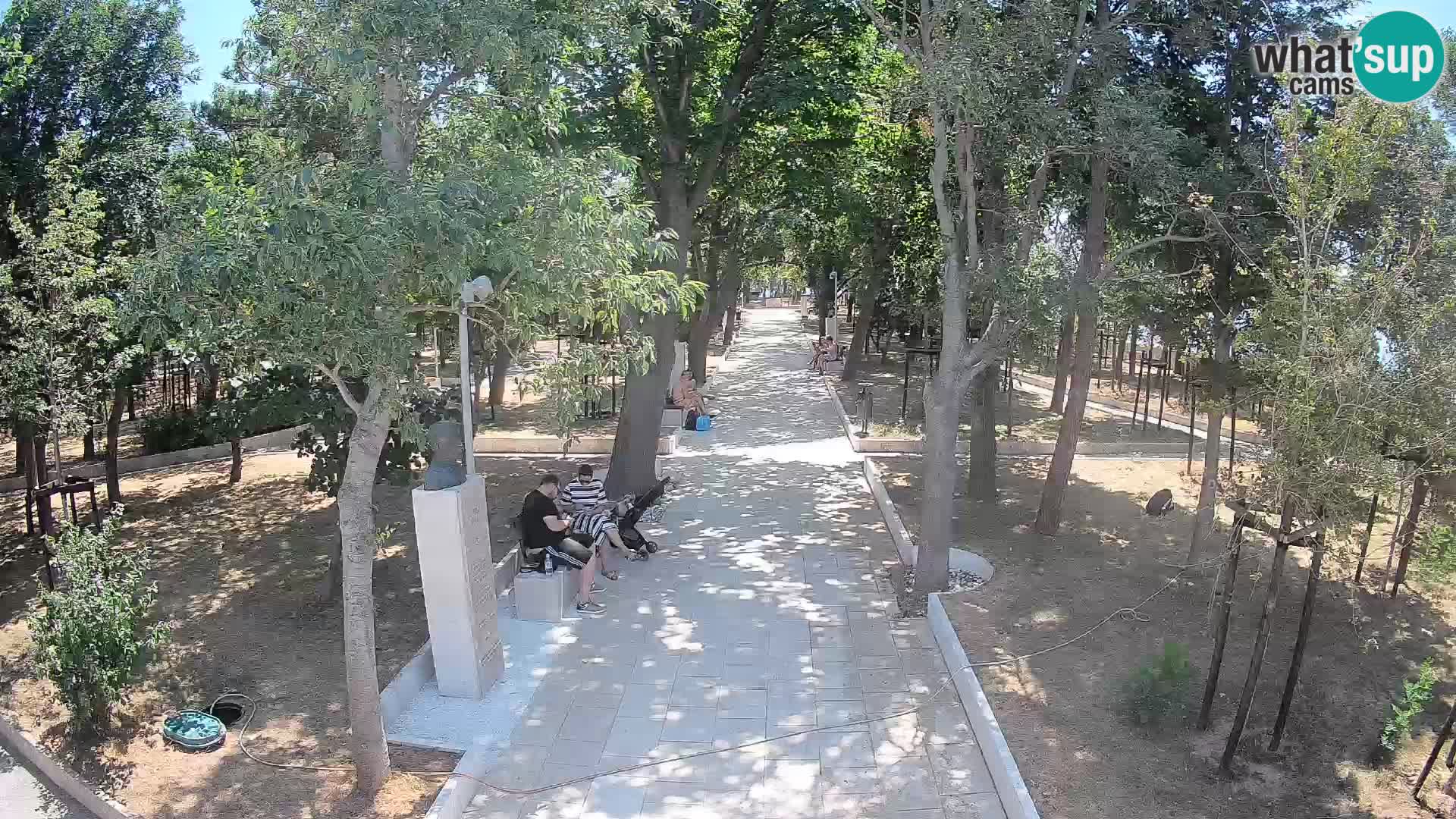 Writers’ Park Webcam Senj – Live by the Sea