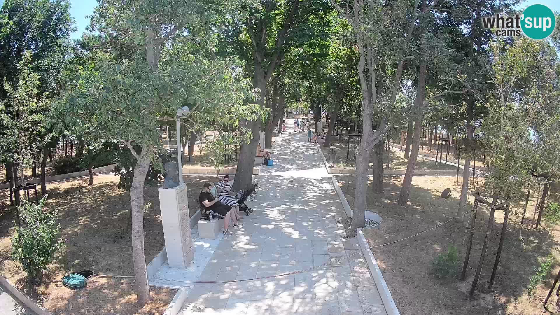 Writers’ Park Webcam Senj – Live by the Sea