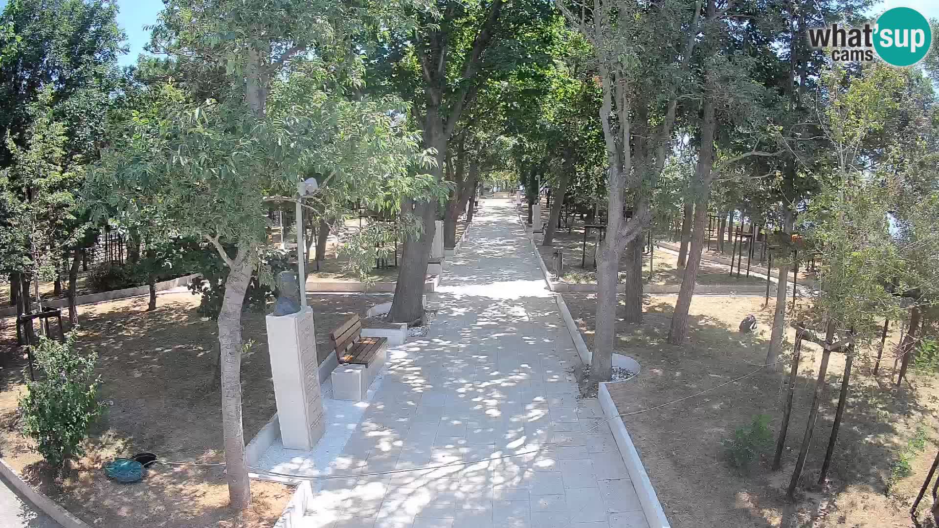 Writers’ Park Webcam Senj – Live by the Sea