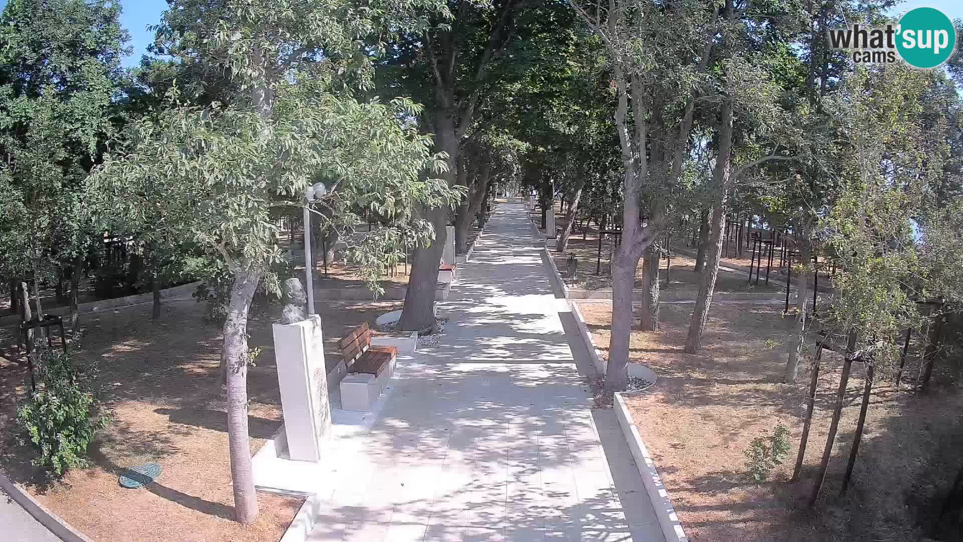 Writers’ Park Webcam Senj – Live by the Sea