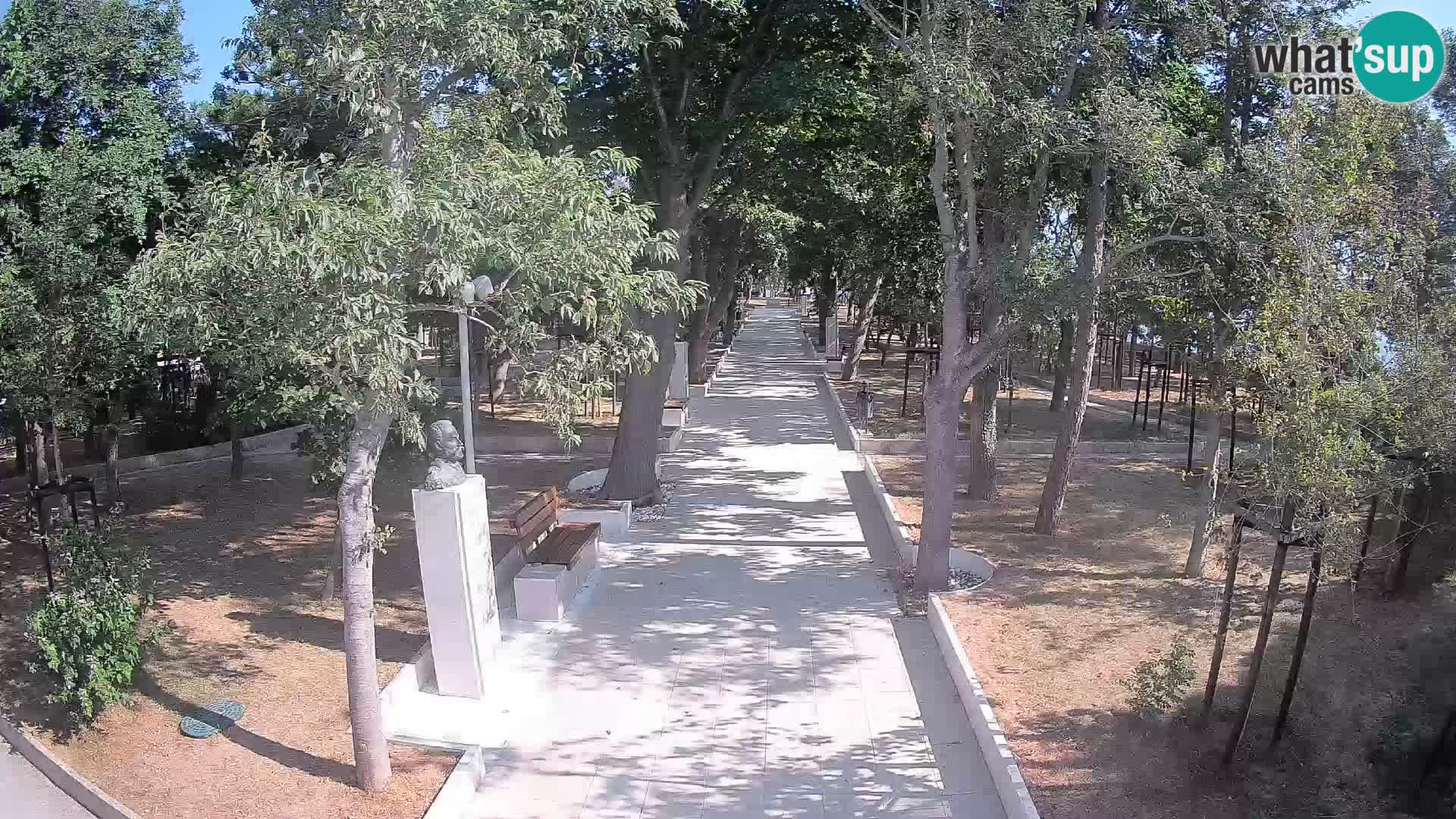 Writers’ Park Webcam Senj – Live by the Sea