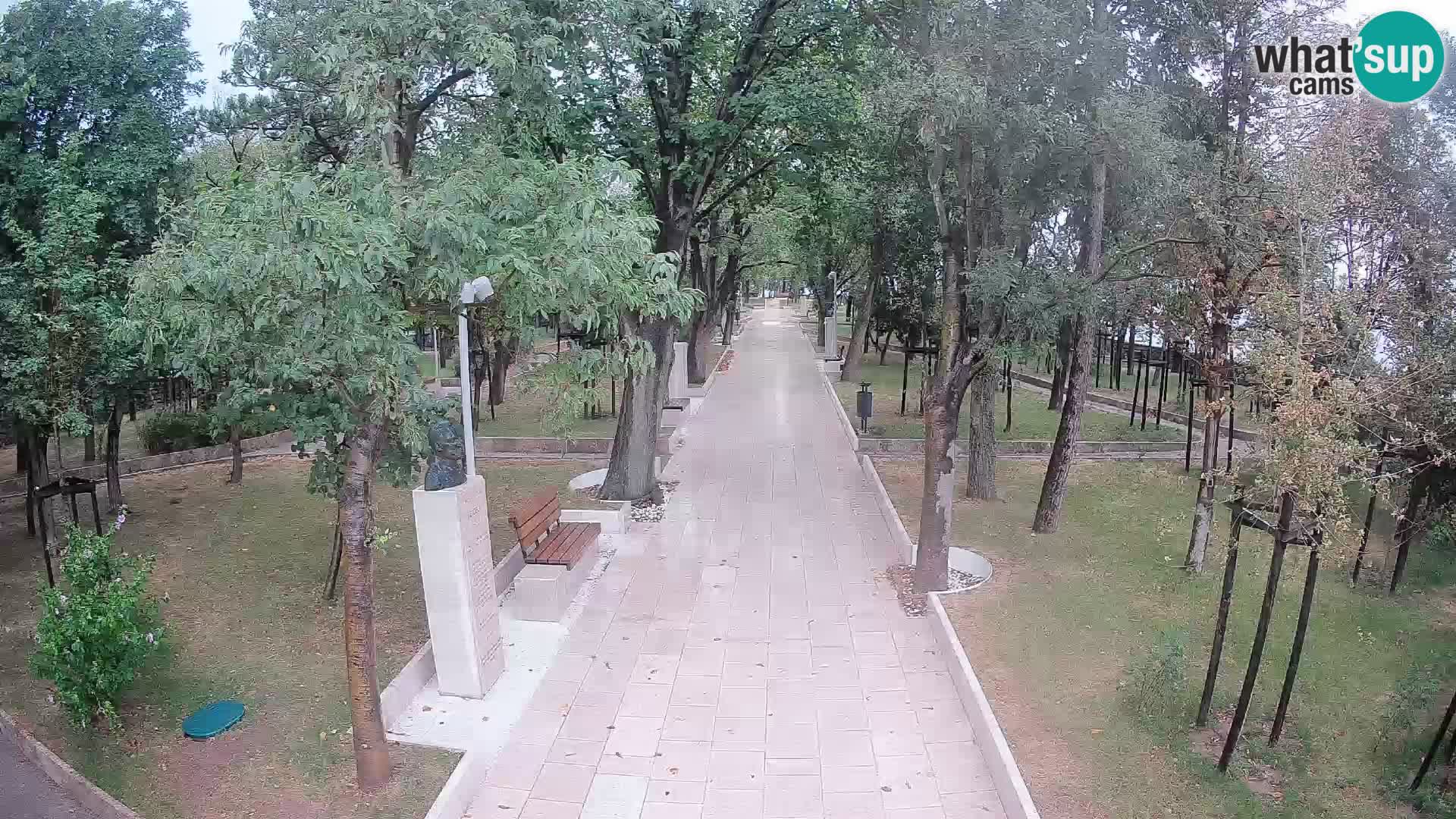 Writers’ Park Webcam Senj – Live by the Sea