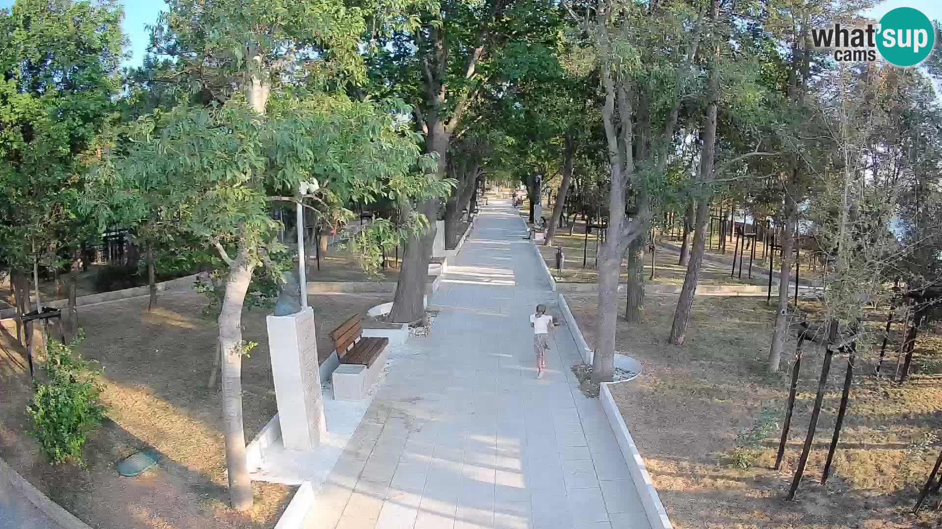 Writers’ Park Webcam Senj – Live by the Sea