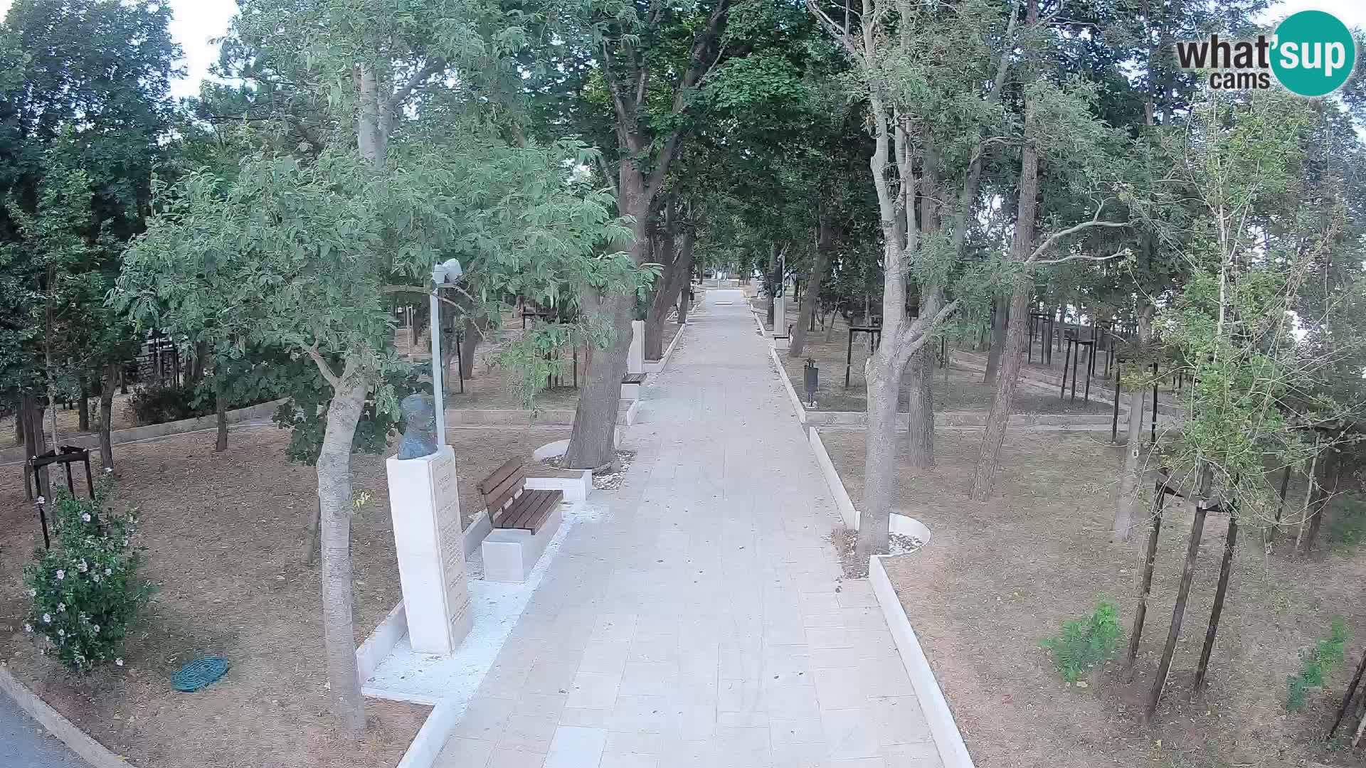 Writers’ Park Webcam Senj – Live by the Sea