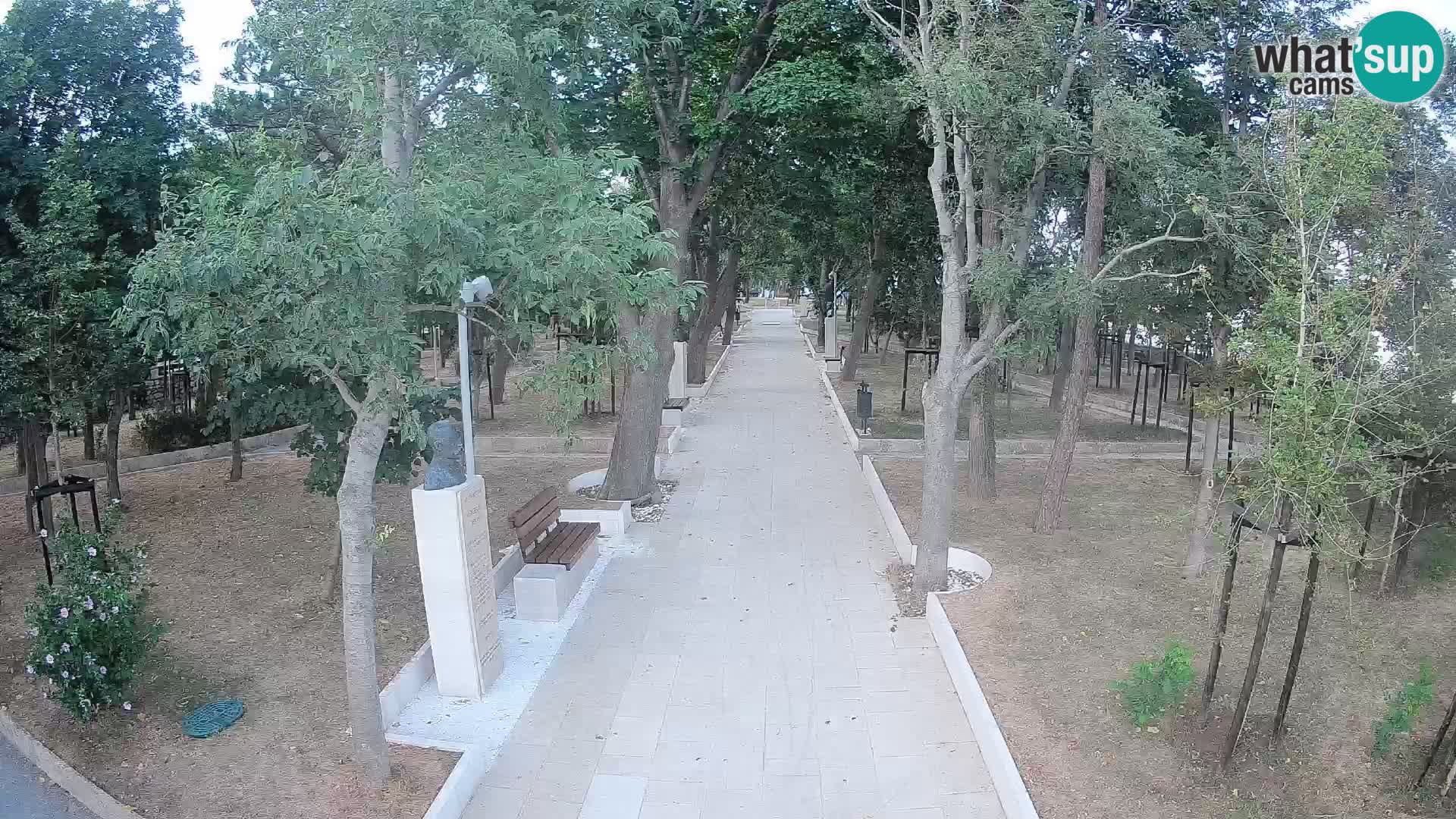 Writers’ Park Webcam Senj – Live by the Sea