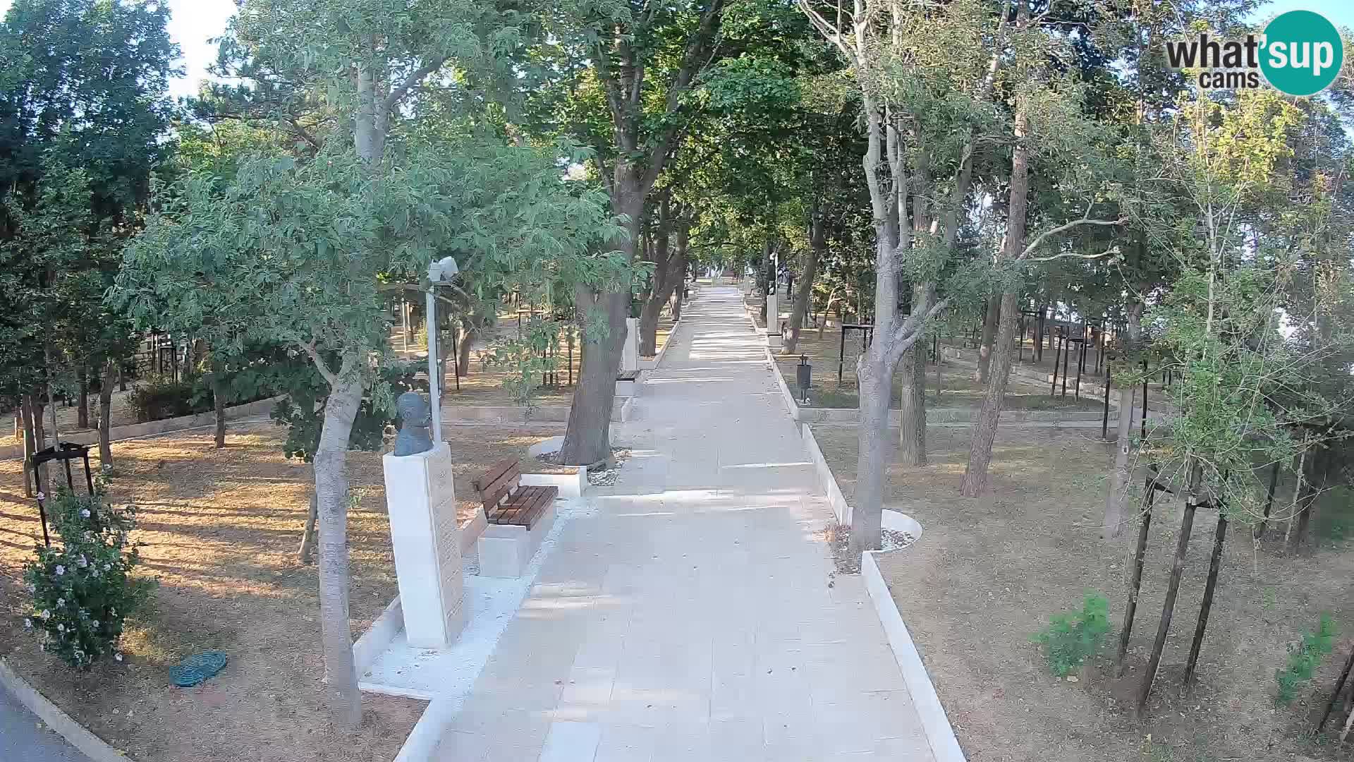 Webcam Schriftstellerpark Senj – Live am Meer