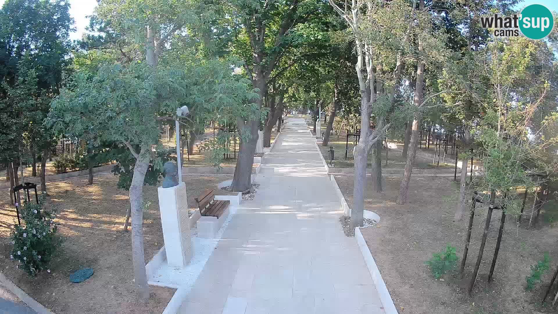 Writers’ Park Webcam Senj – Live by the Sea