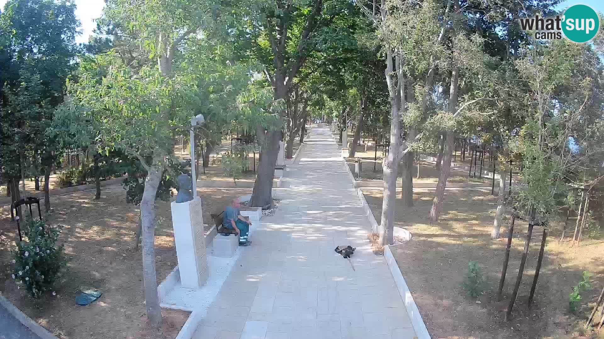 Writers’ Park Webcam Senj – Live by the Sea