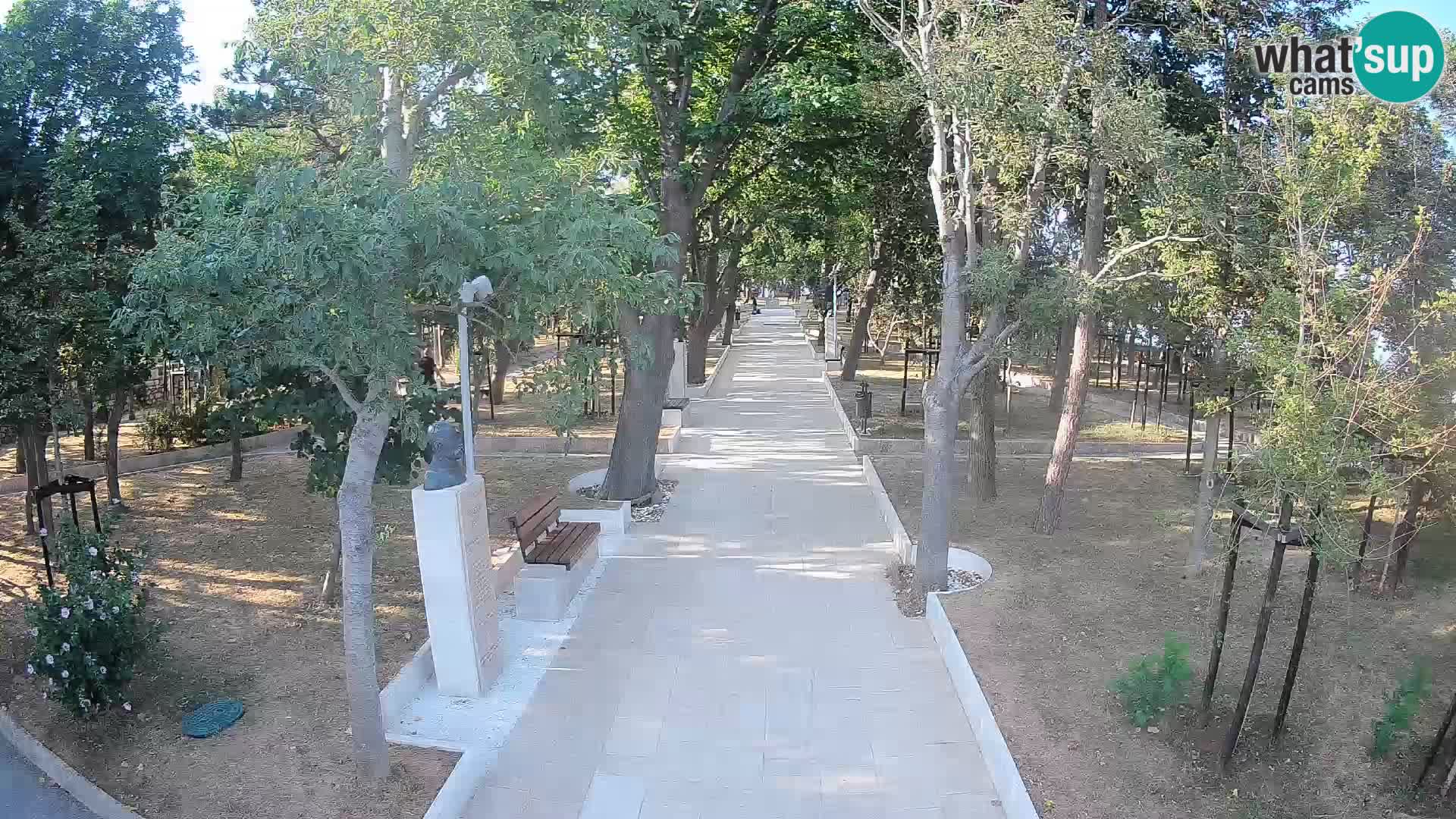 Writers’ Park Webcam Senj – Live by the Sea
