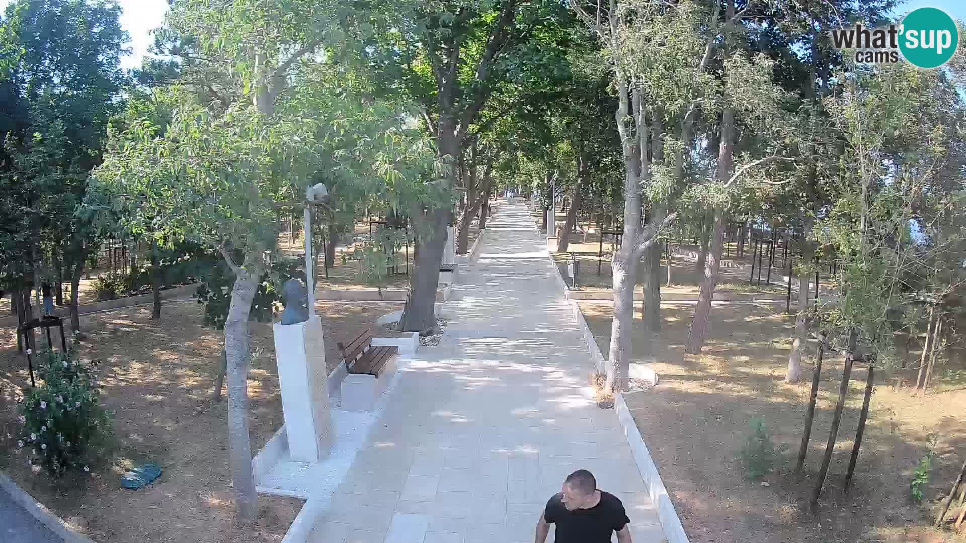 Writers’ Park Webcam Senj – Live by the Sea