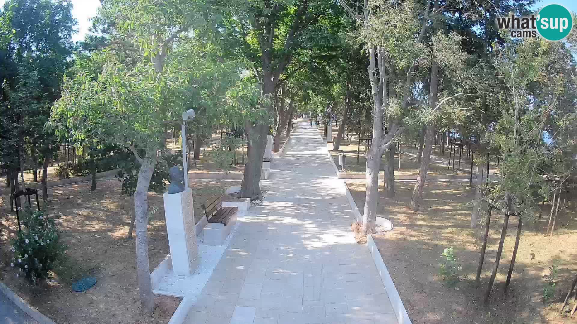 Webcam Schriftstellerpark Senj – Live am Meer
