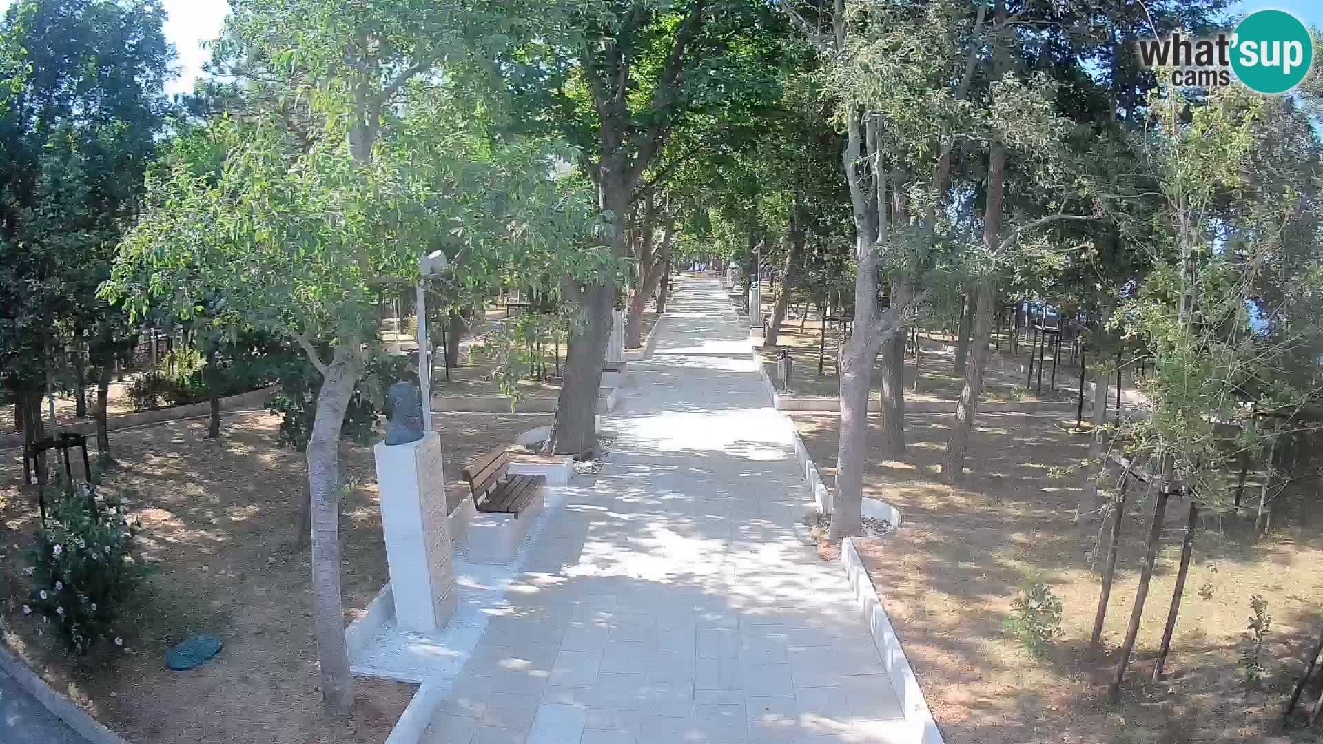 Writers’ Park Webcam Senj – Live by the Sea