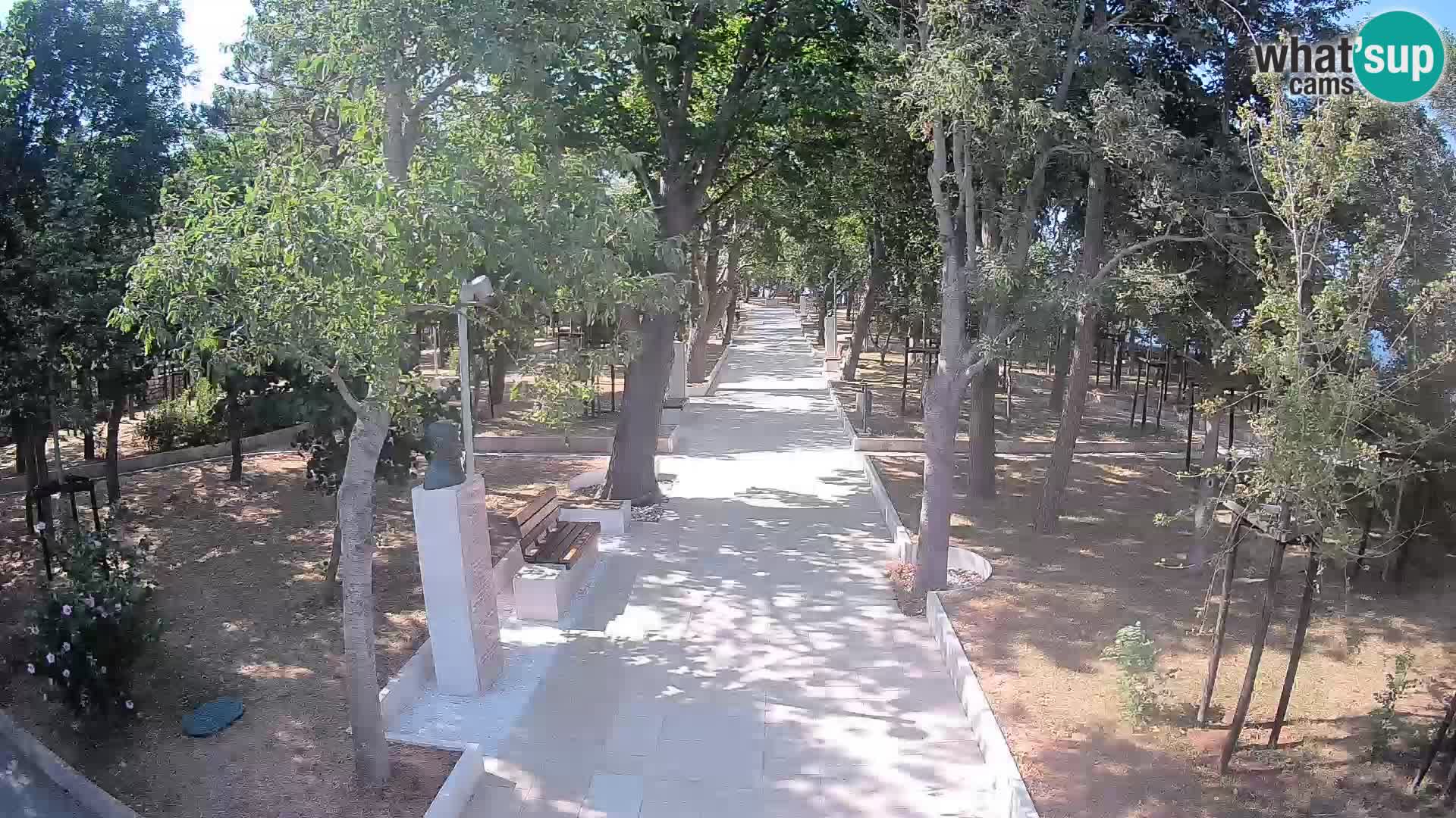 Writers’ Park Webcam Senj – Live by the Sea