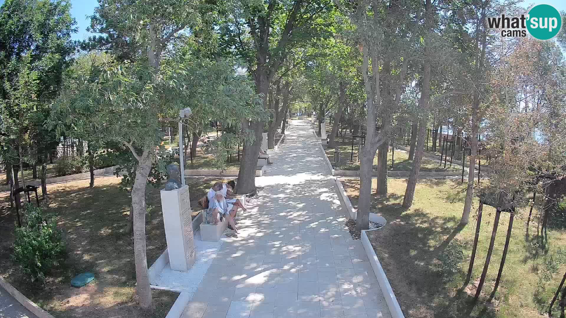 Writers’ Park Webcam Senj – Live by the Sea