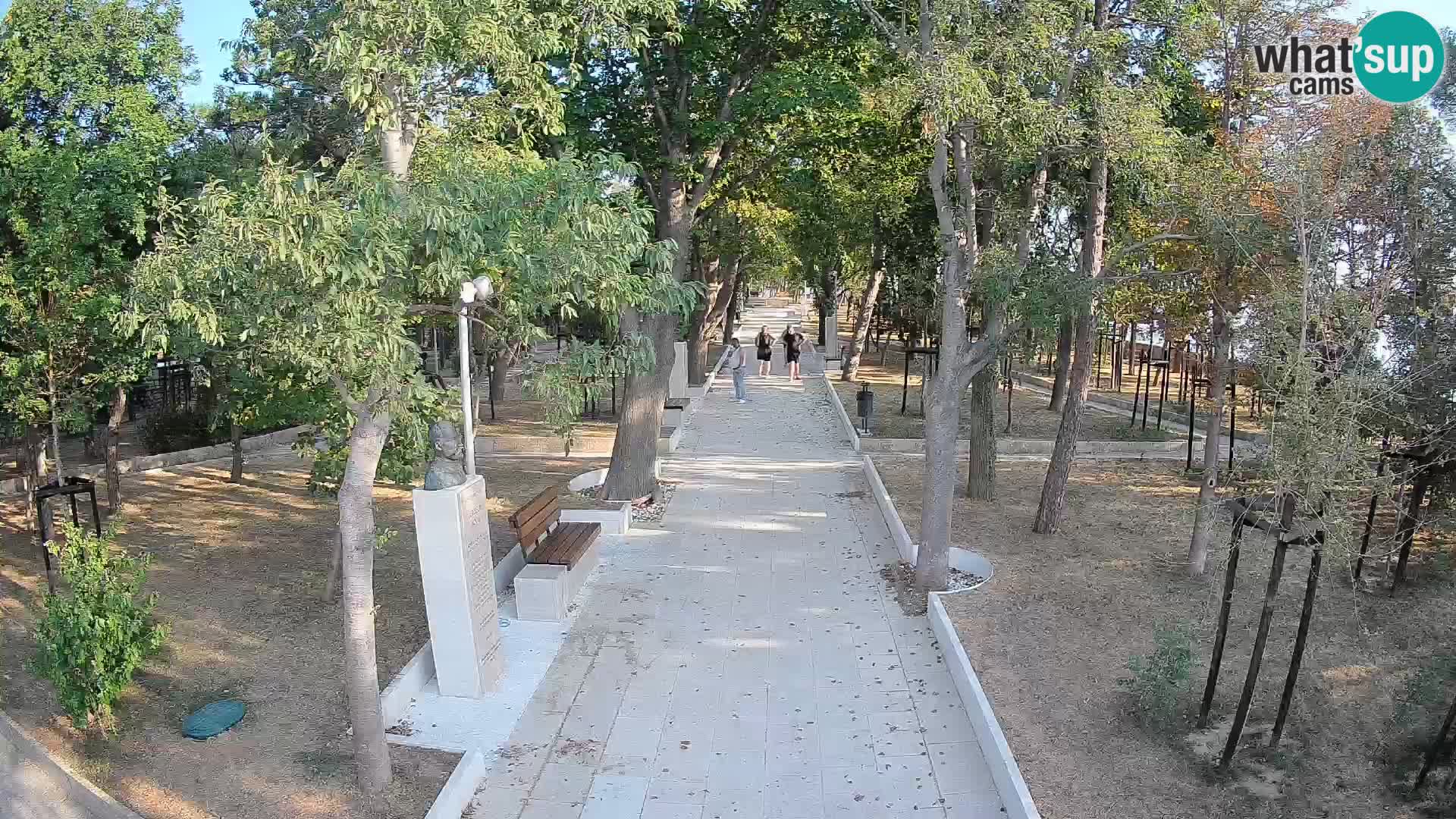 Writers’ Park Webcam Senj – Live by the Sea