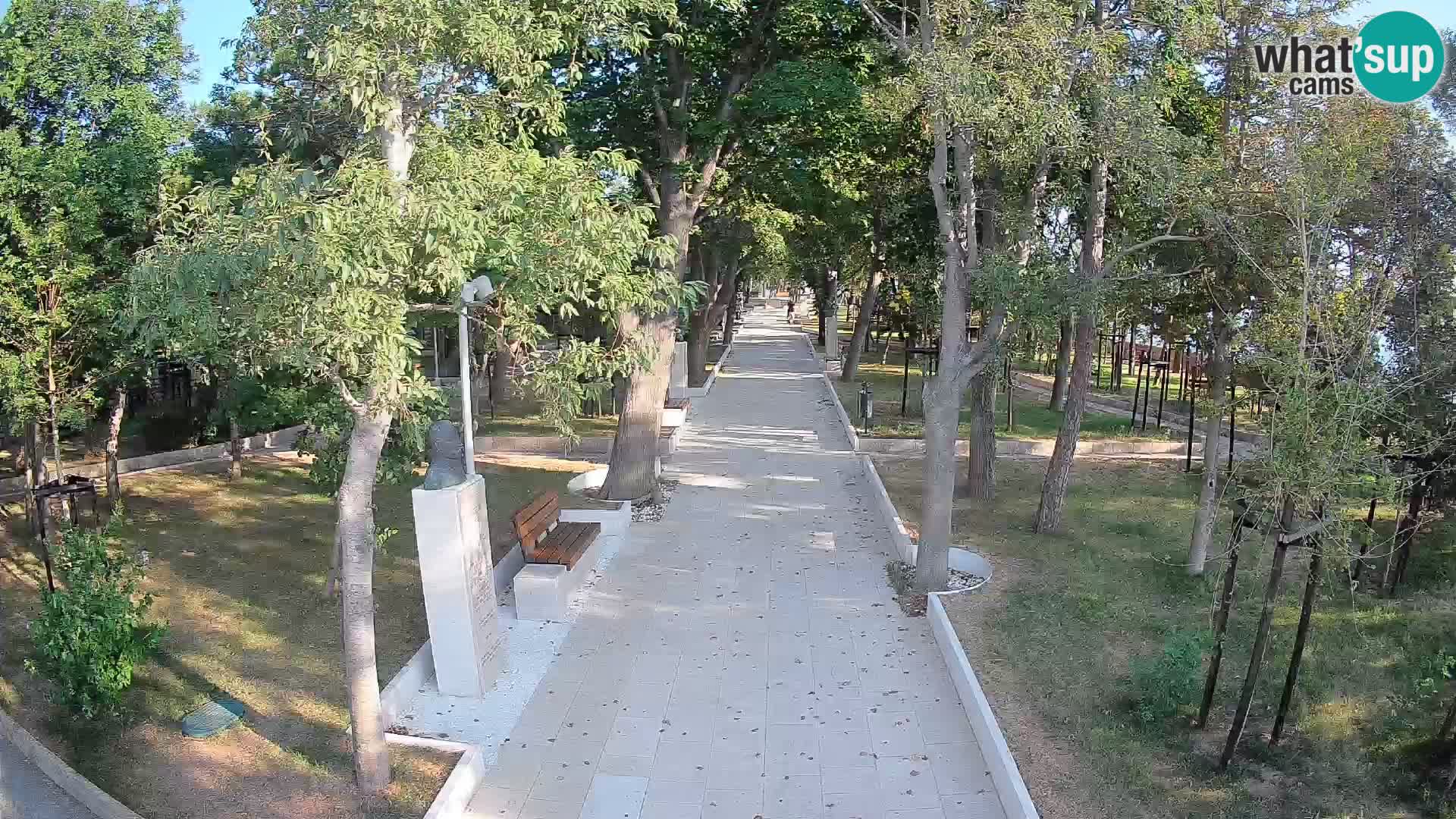 Writers’ Park Webcam Senj – Live by the Sea