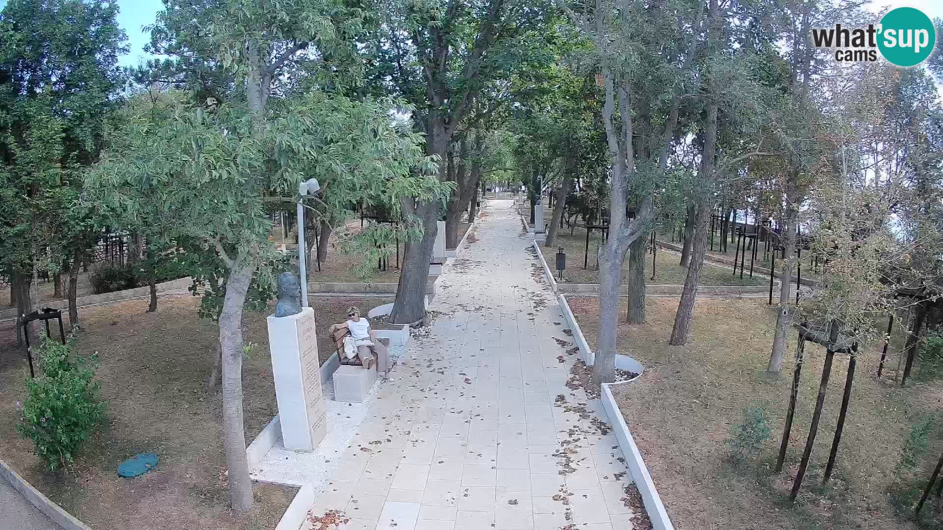Writers’ Park Webcam Senj – Live by the Sea