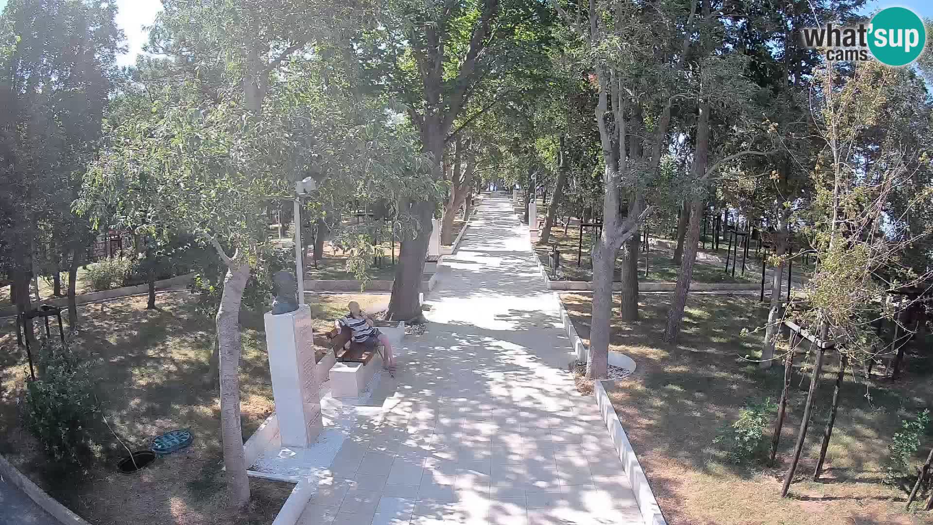 Writers’ Park Webcam Senj – Live by the Sea