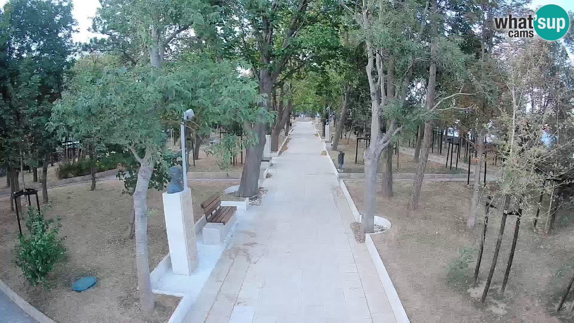 Webcam Schriftstellerpark Senj – Live am Meer