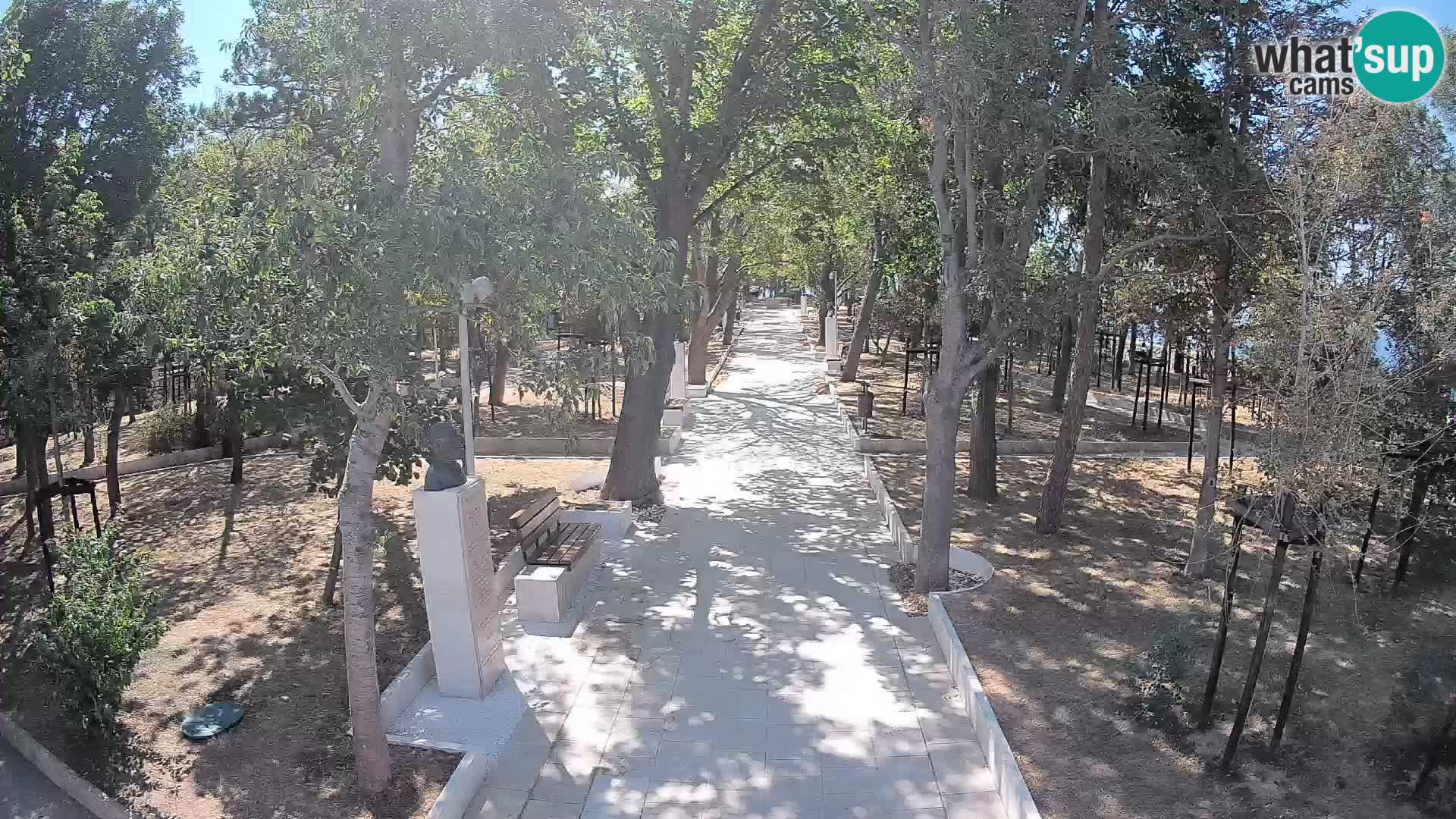 Writers’ Park Webcam Senj – Live by the Sea