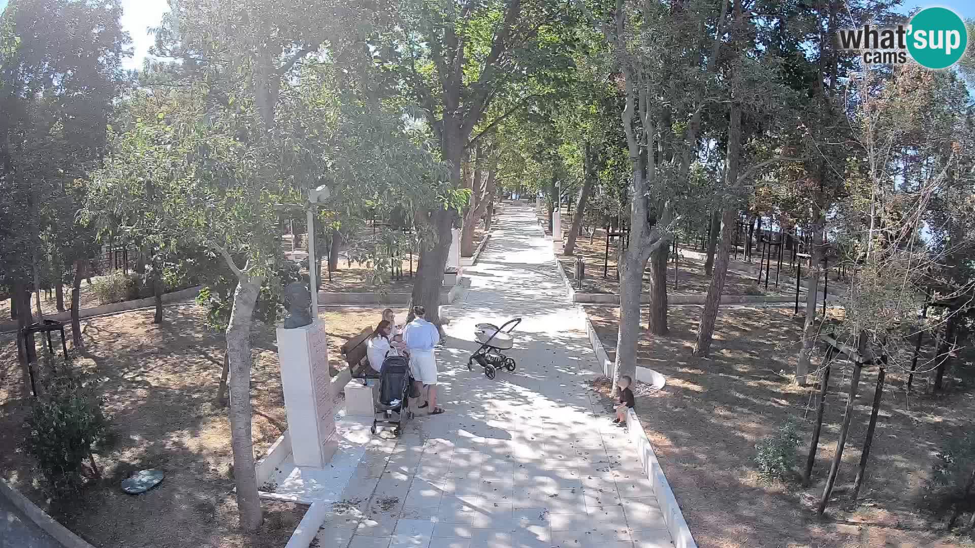 Webcam Schriftstellerpark Senj – Live am Meer