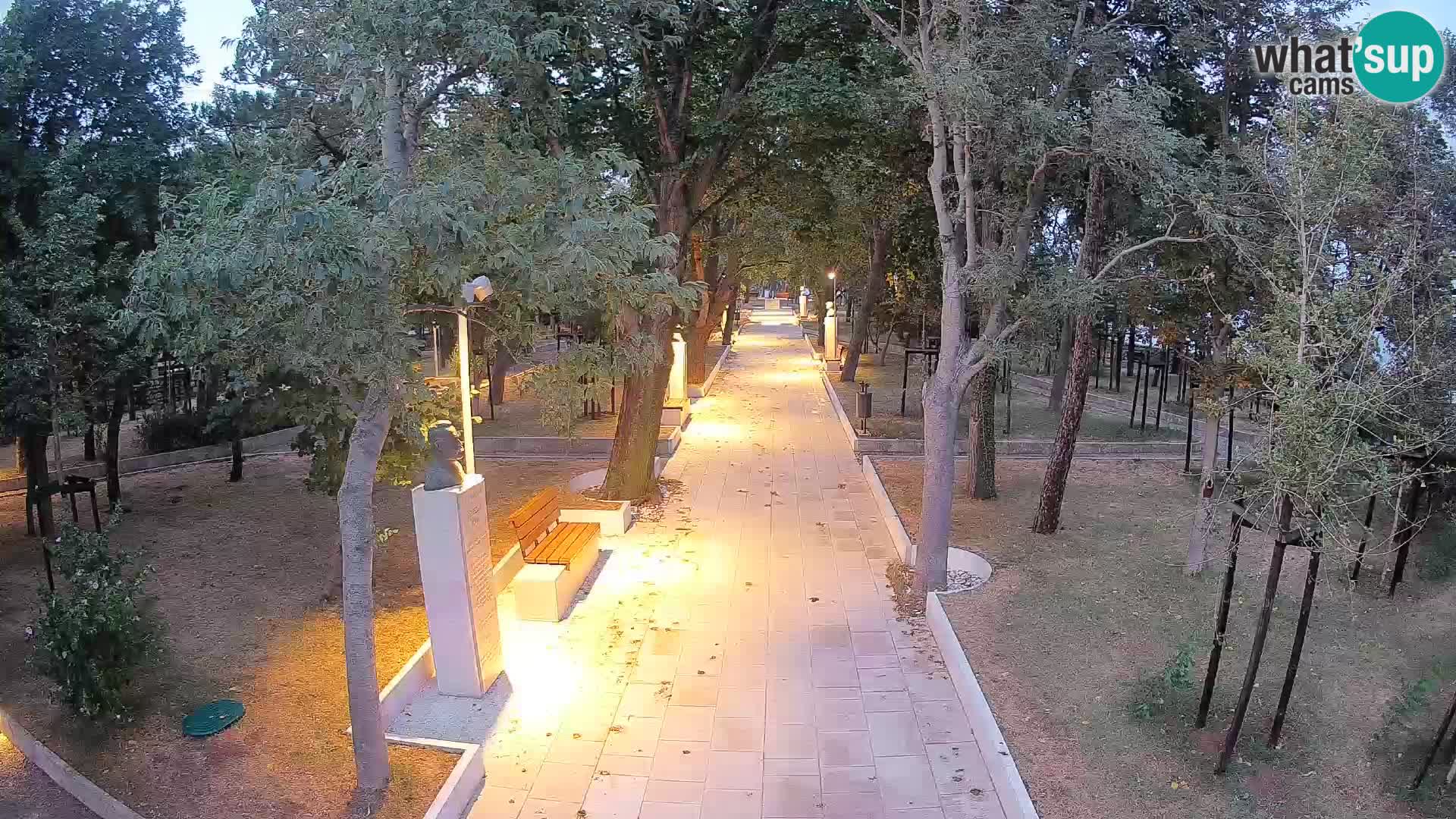 Writers’ Park Webcam Senj – Live by the Sea
