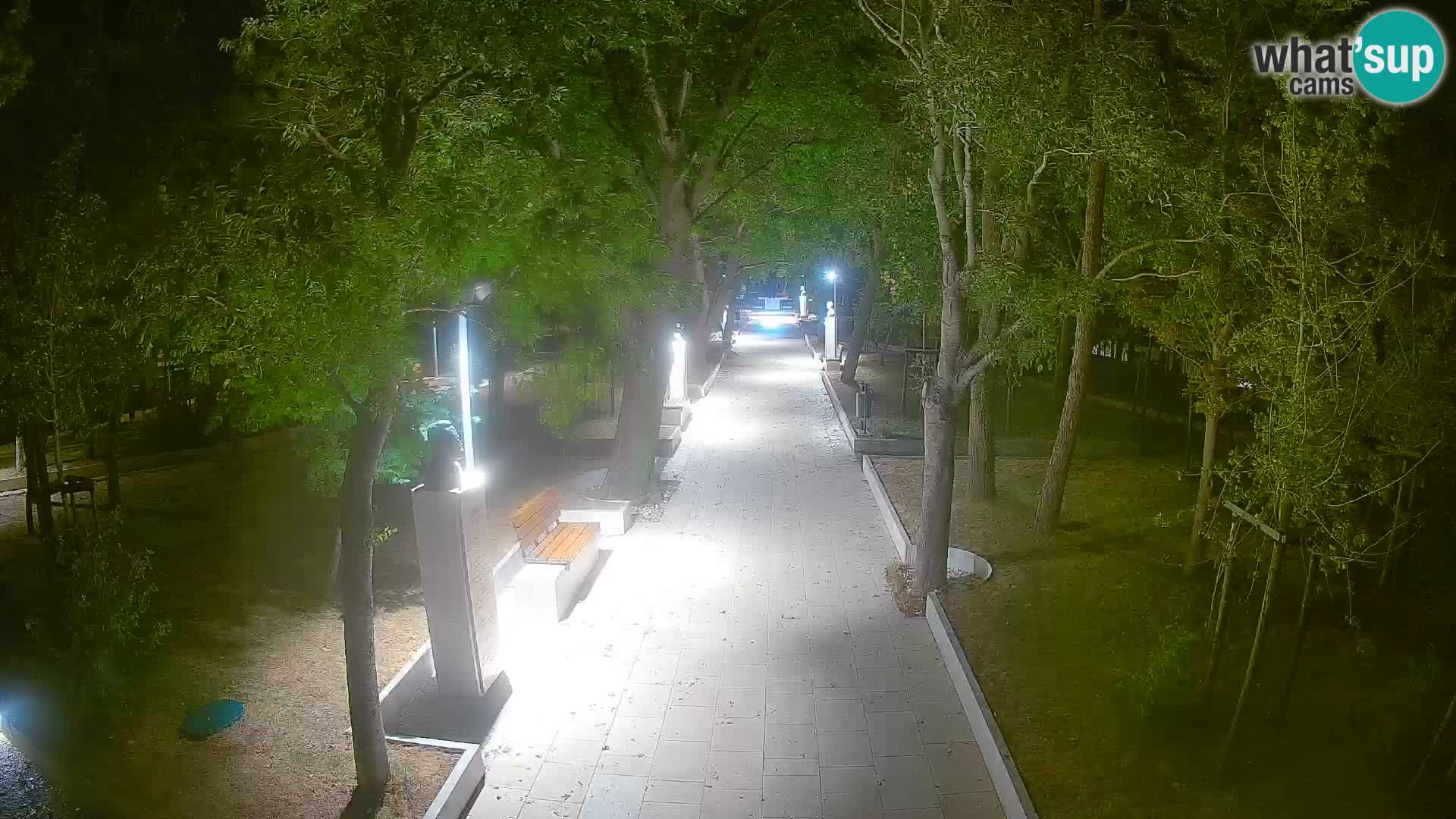 Writers’ Park Webcam Senj – Live by the Sea