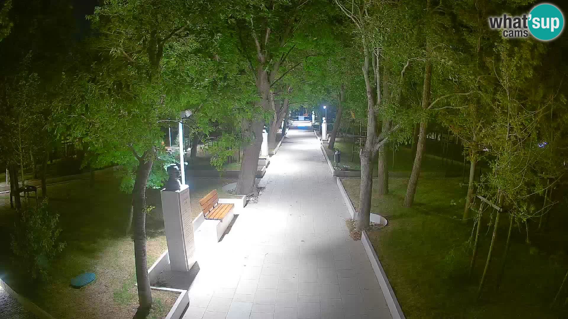 Writers’ Park Webcam Senj – Live by the Sea