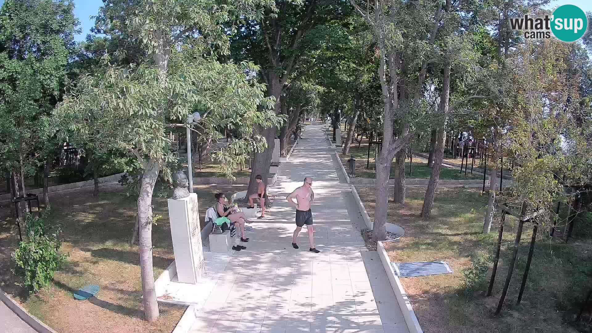 Writers’ Park Webcam Senj – Live by the Sea