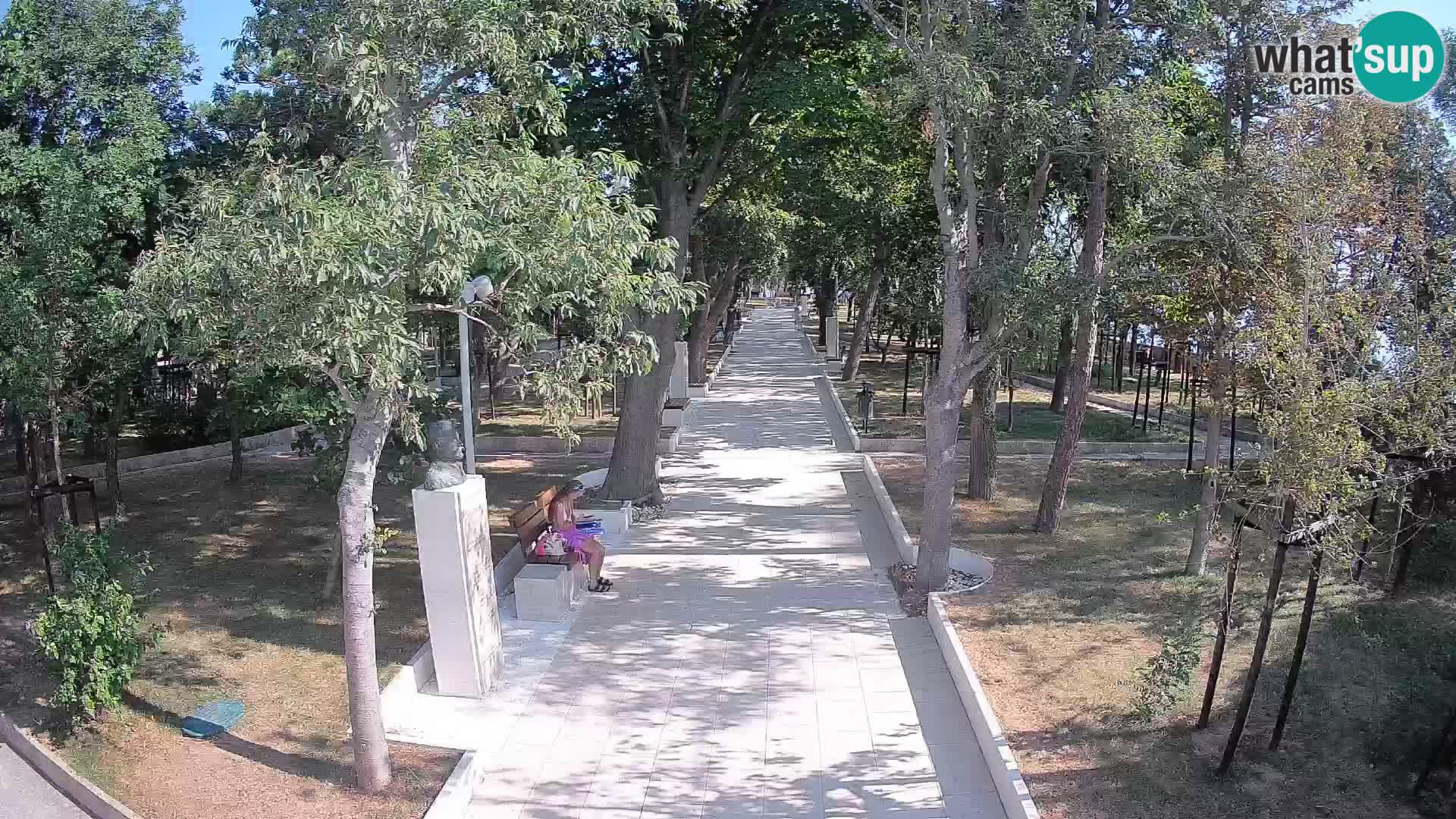 Webcam Schriftstellerpark Senj – Live am Meer