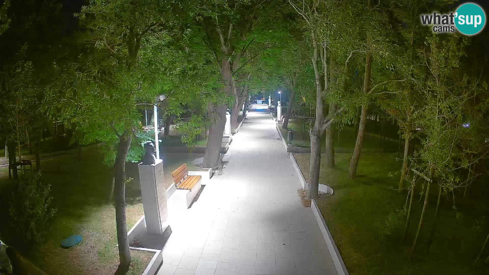 Writers’ Park Webcam Senj – Live by the Sea