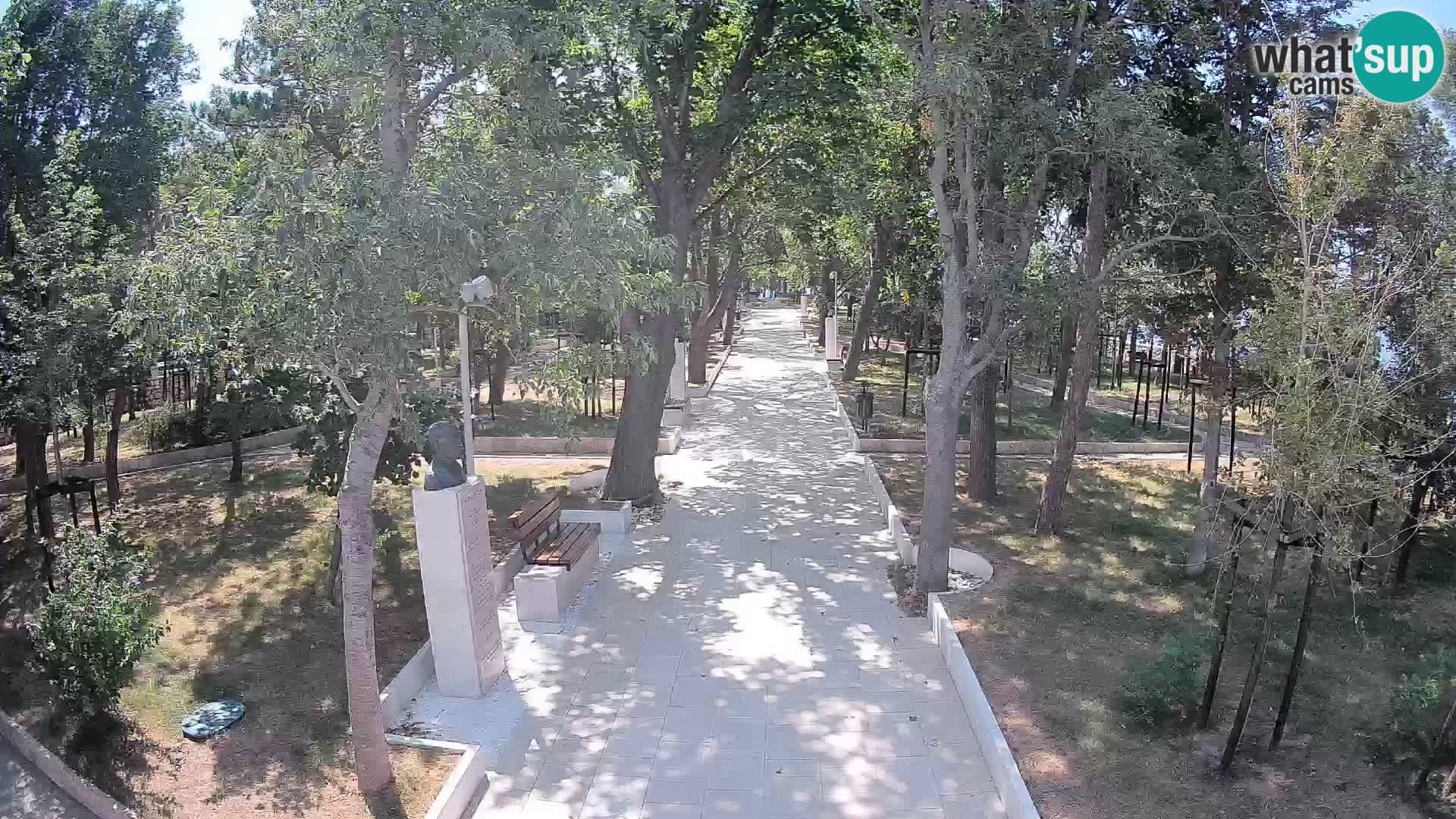 Writers’ Park Webcam Senj – Live by the Sea