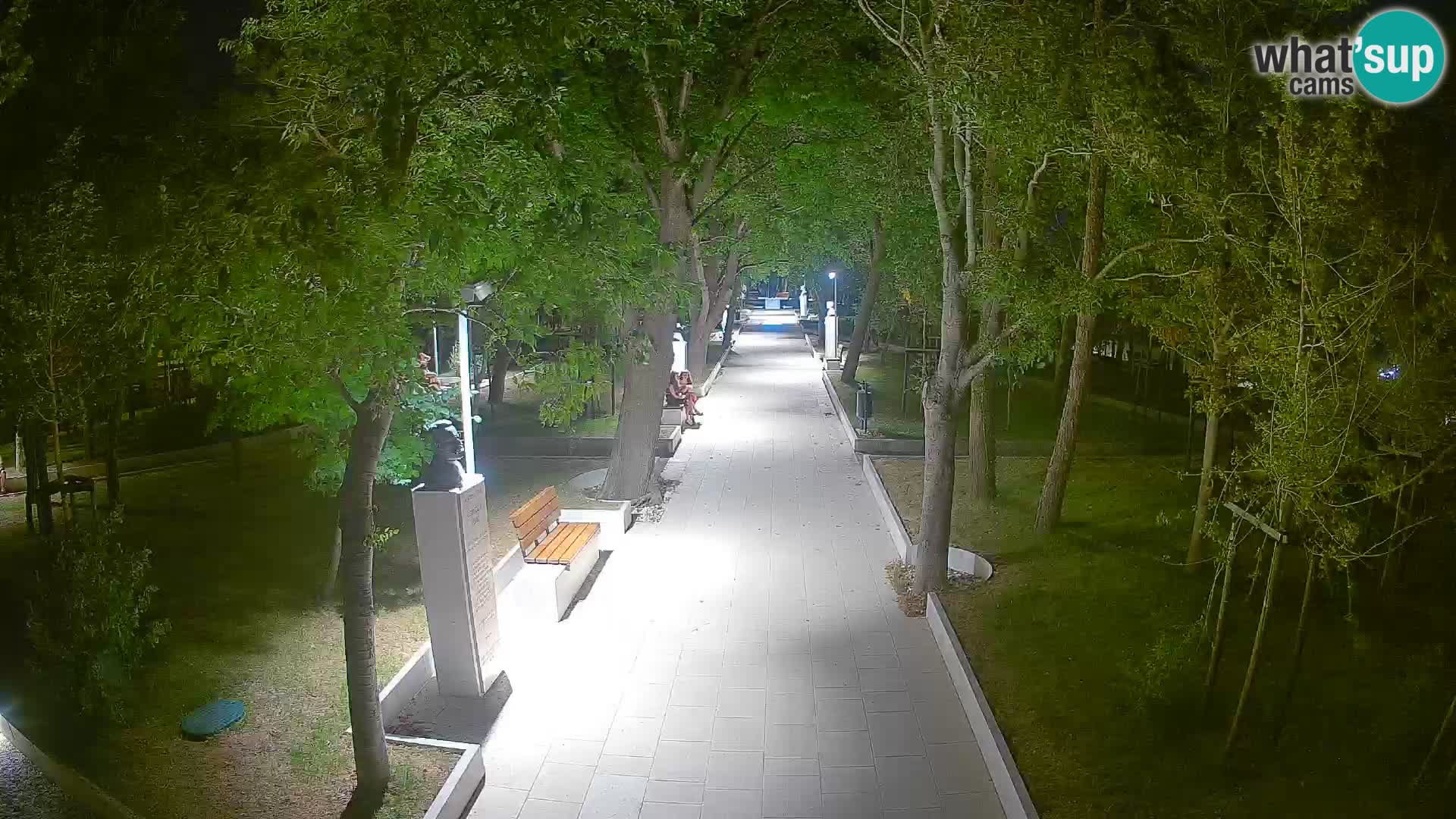 Writers’ Park Webcam Senj – Live by the Sea