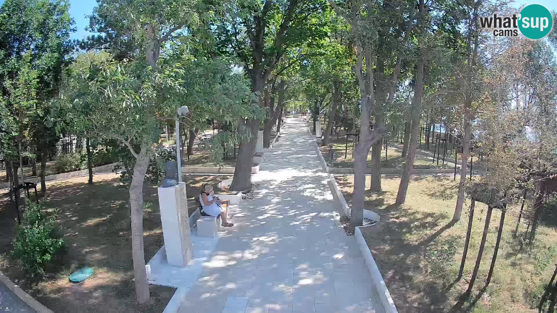 Writers’ Park Webcam Senj – Live by the Sea