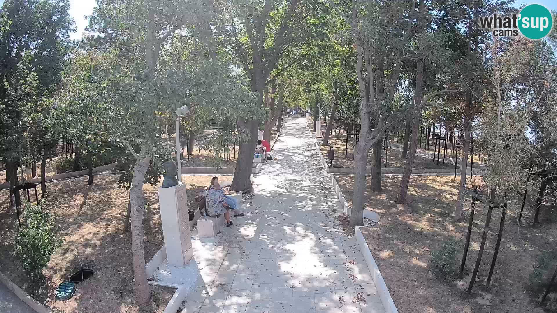 Webcam Schriftstellerpark Senj – Live am Meer