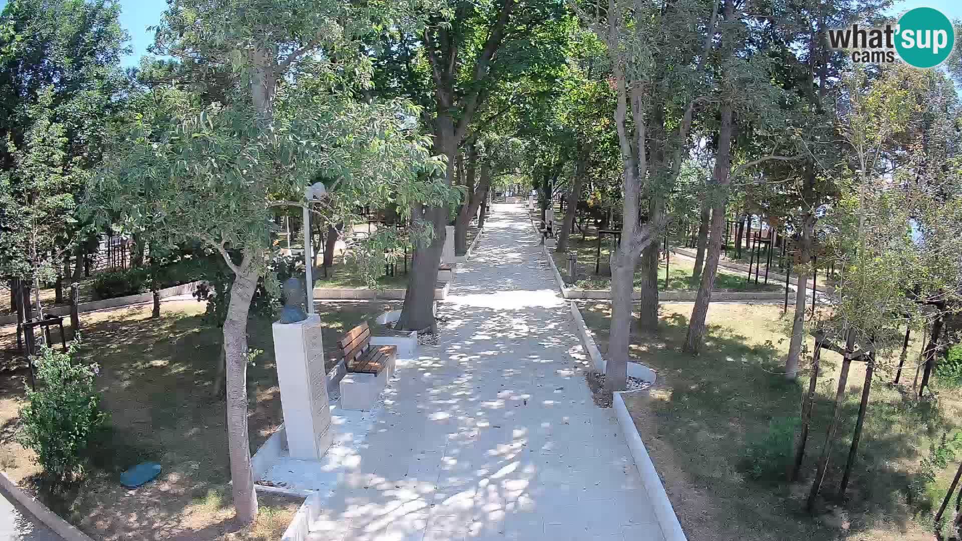 Writers’ Park Webcam Senj – Live by the Sea