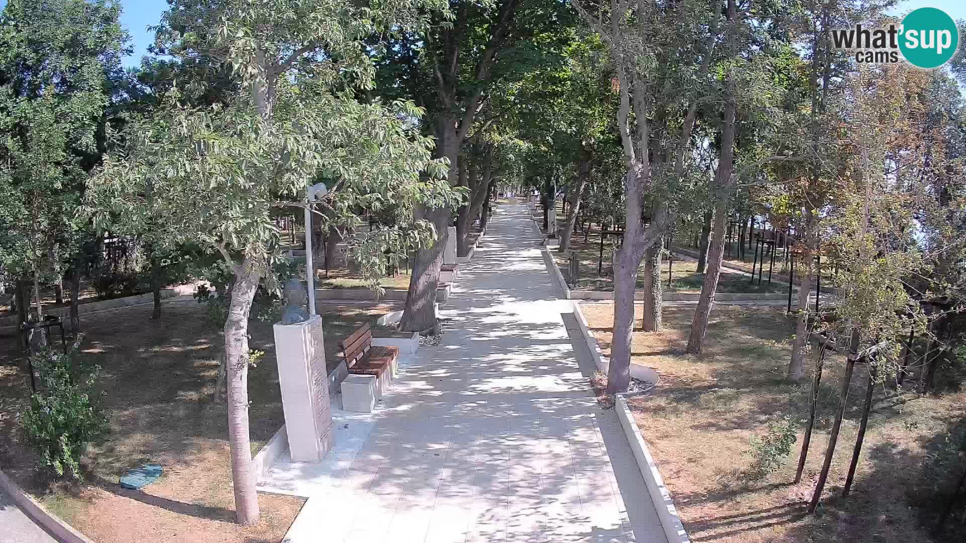 Webcam Schriftstellerpark Senj – Live am Meer