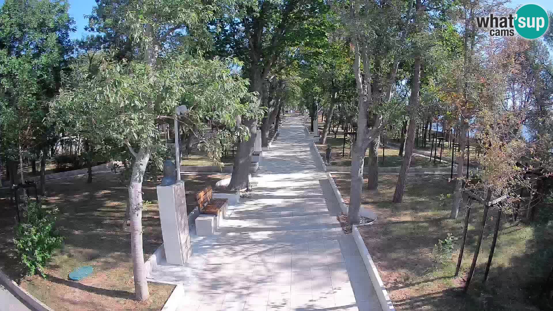 Writers’ Park Webcam Senj – Live by the Sea