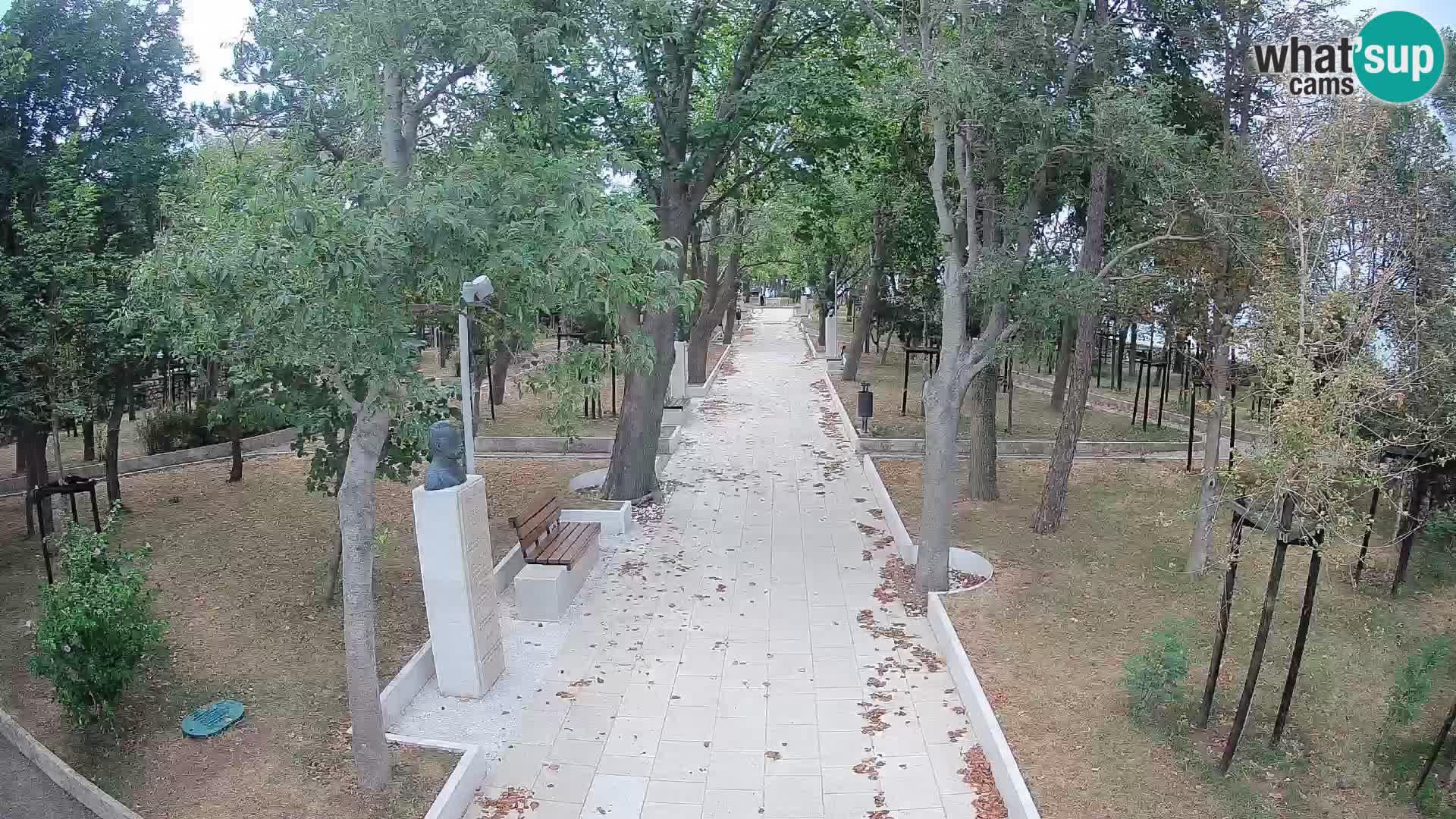 Writers’ Park Webcam Senj – Live by the Sea
