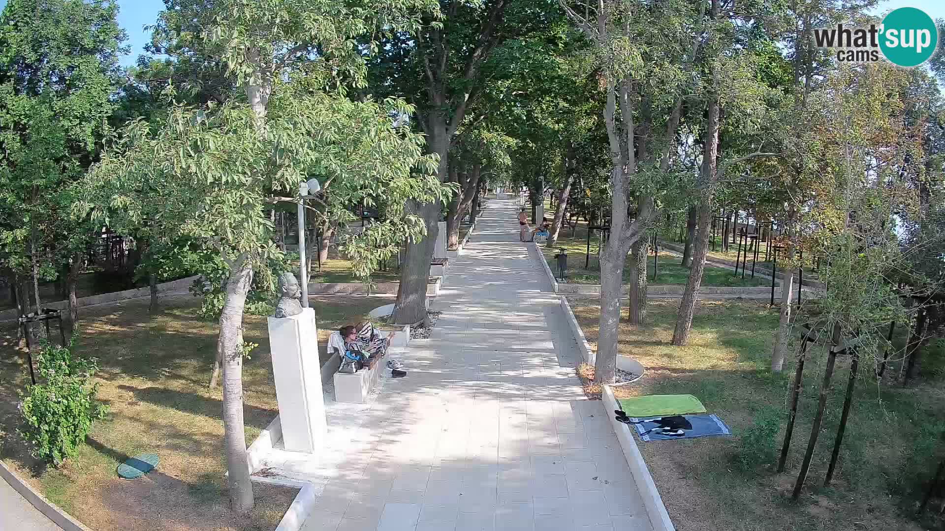 Writers’ Park Webcam Senj – Live by the Sea