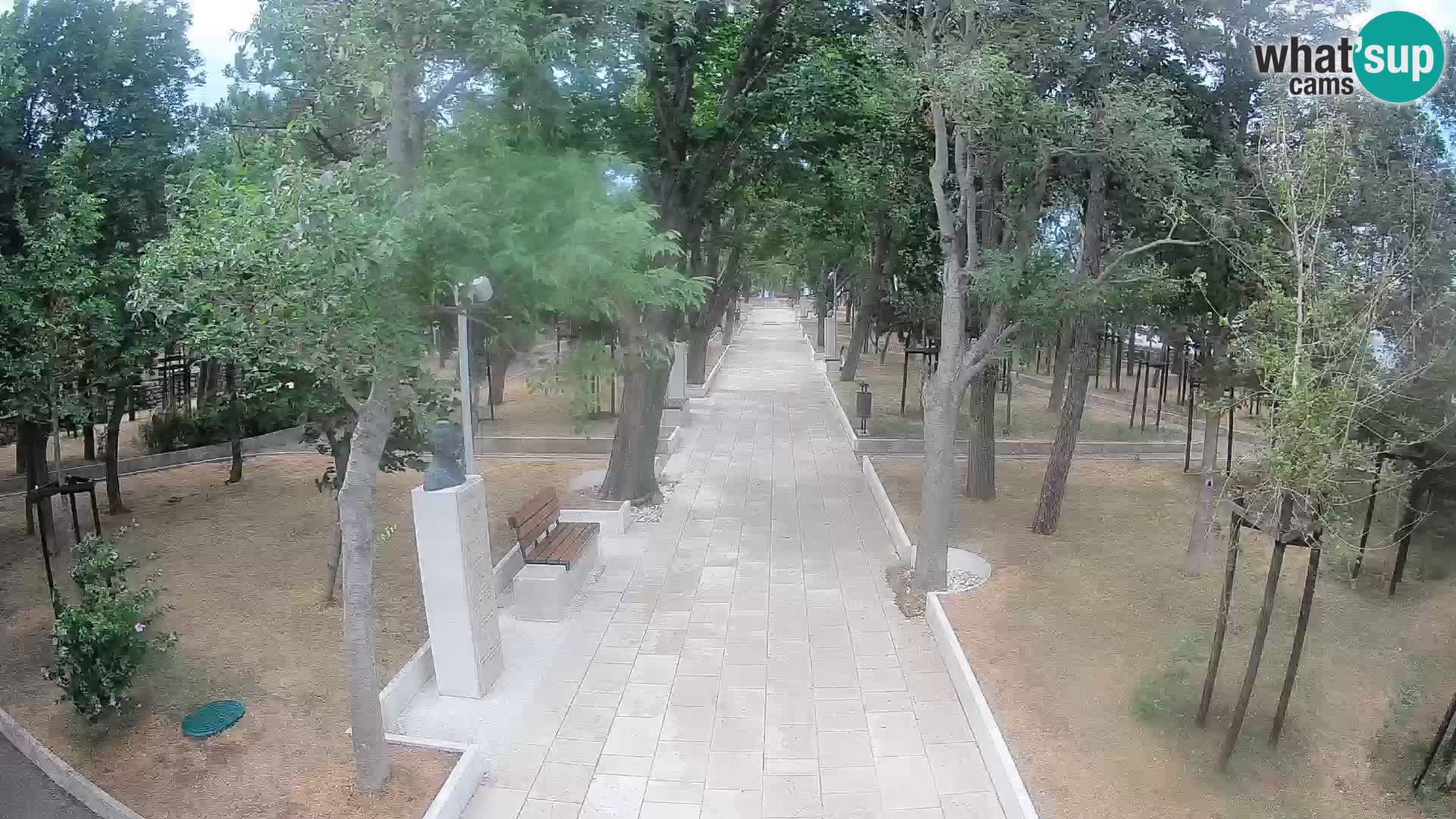 Webcam Schriftstellerpark Senj – Live am Meer