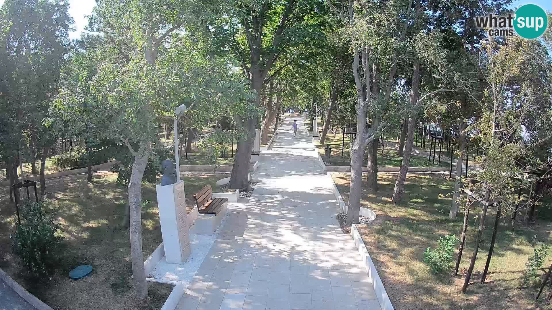 Webcam Schriftstellerpark Senj – Live am Meer