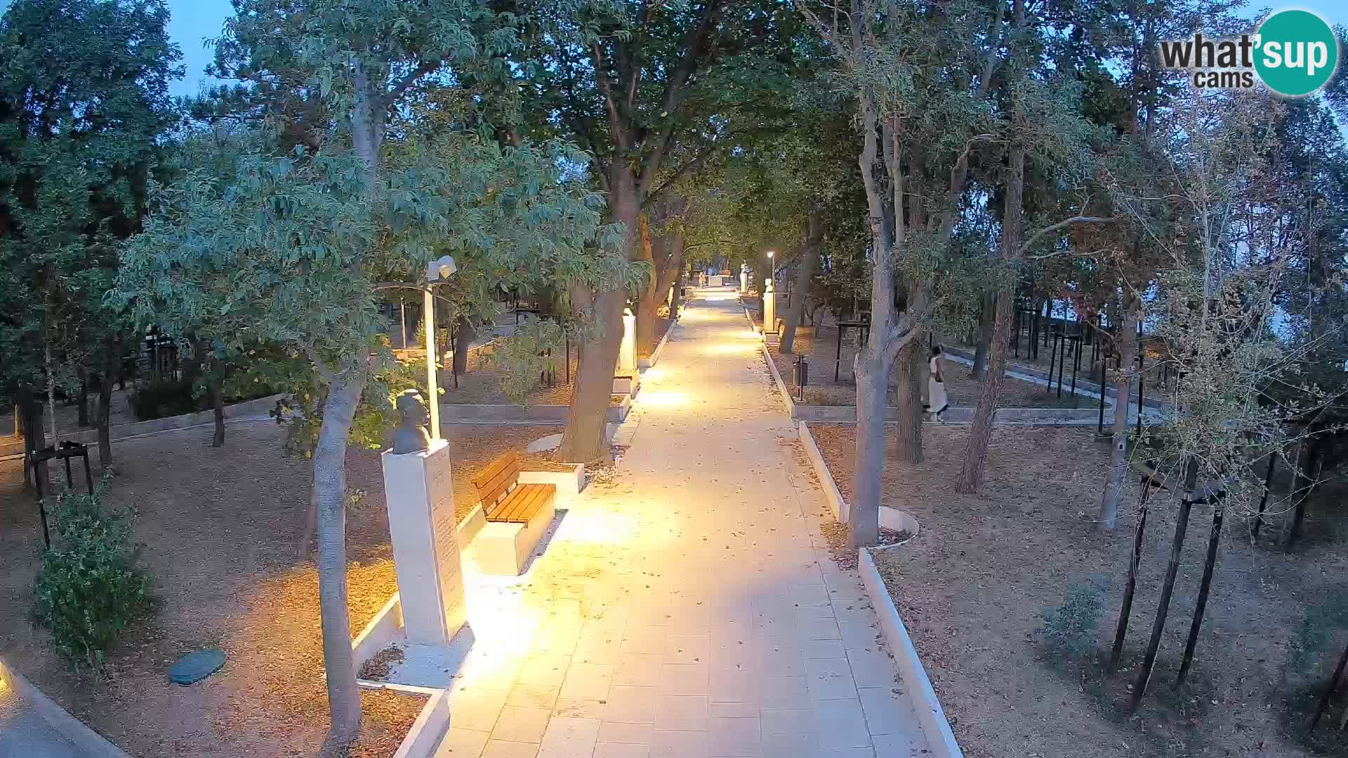 Writers’ Park Webcam Senj – Live by the Sea
