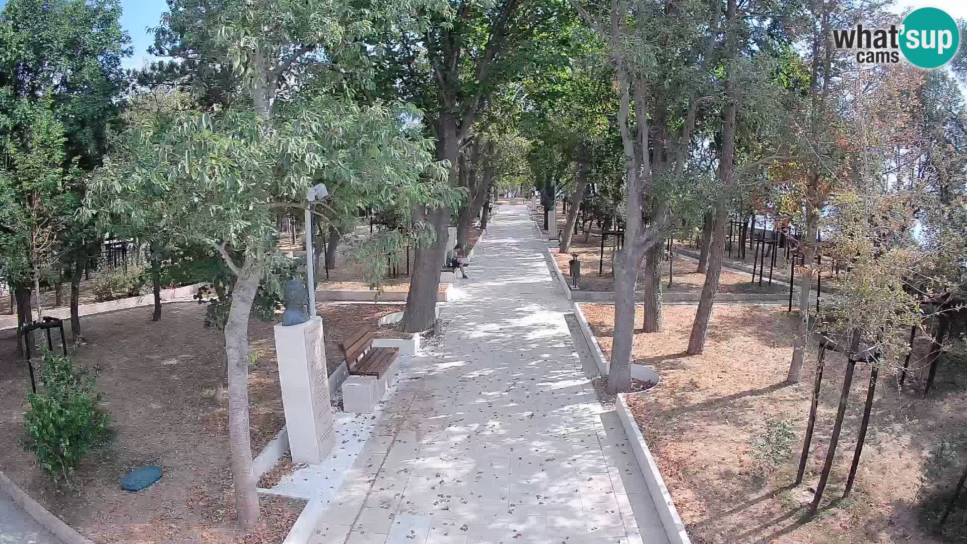 Writers’ Park Webcam Senj – Live by the Sea