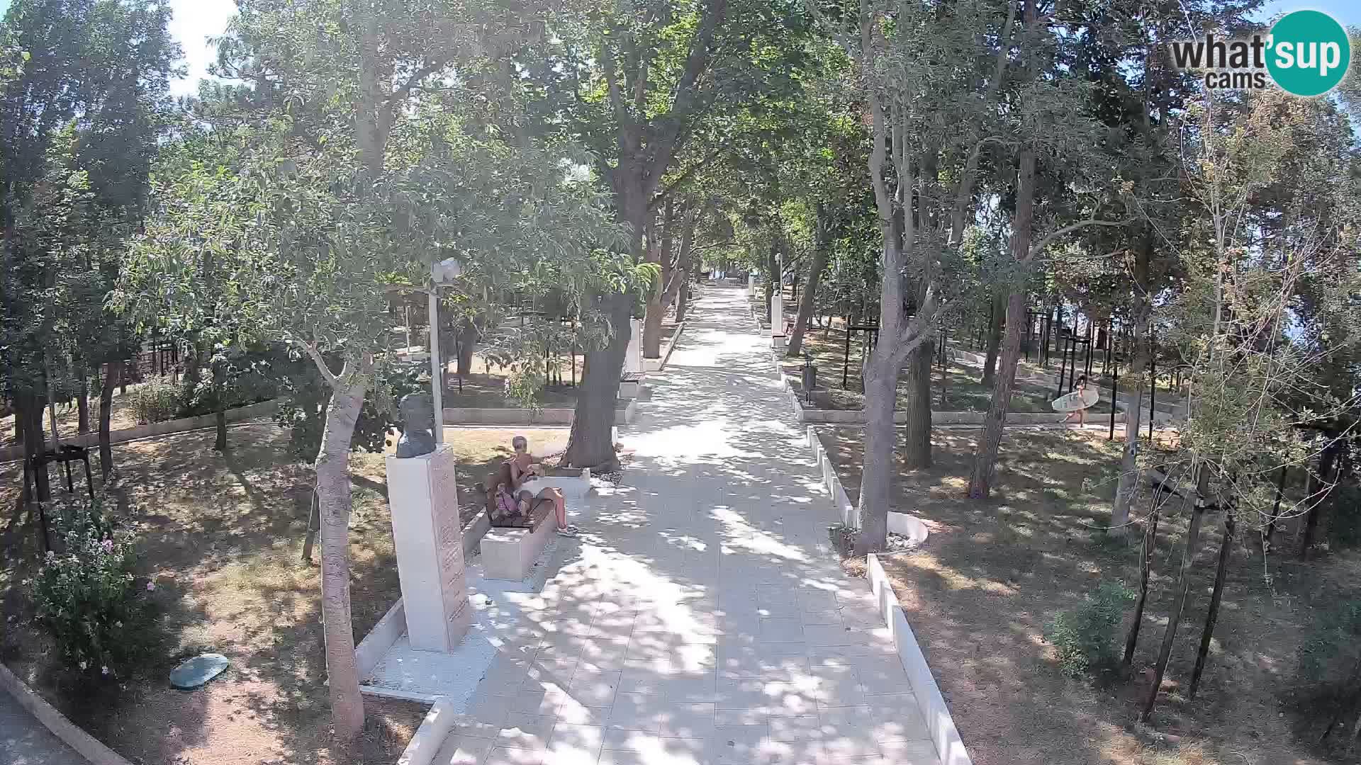Writers’ Park Webcam Senj – Live by the Sea
