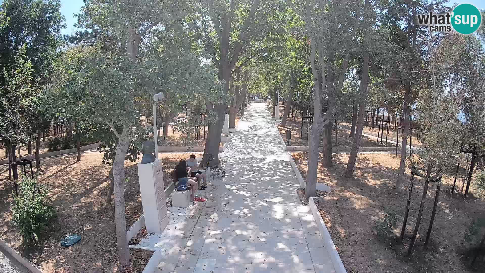 Writers’ Park Webcam Senj – Live by the Sea