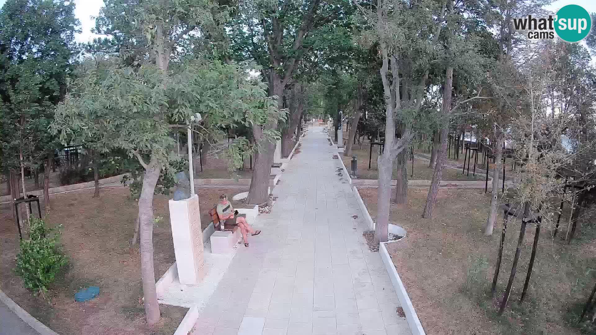Writers’ Park Webcam Senj – Live by the Sea