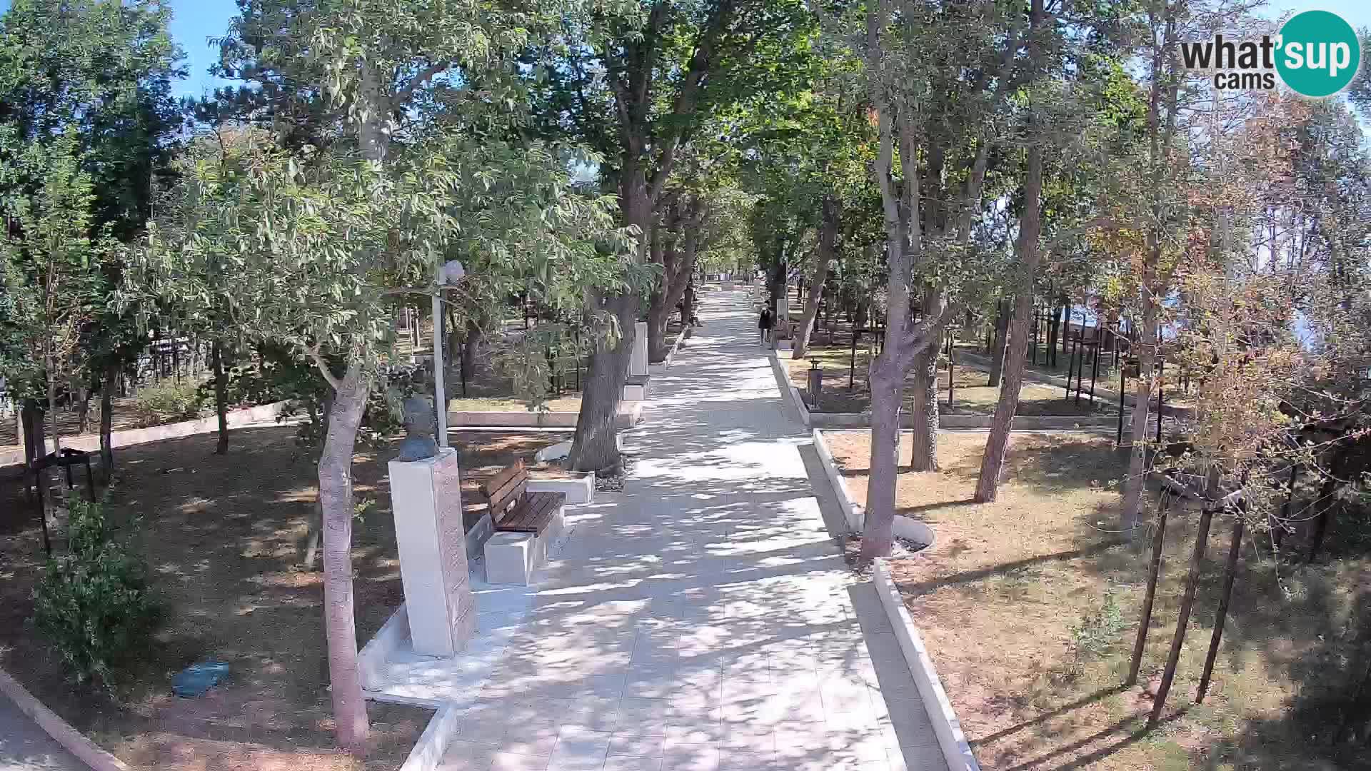 Webcam Schriftstellerpark Senj – Live am Meer