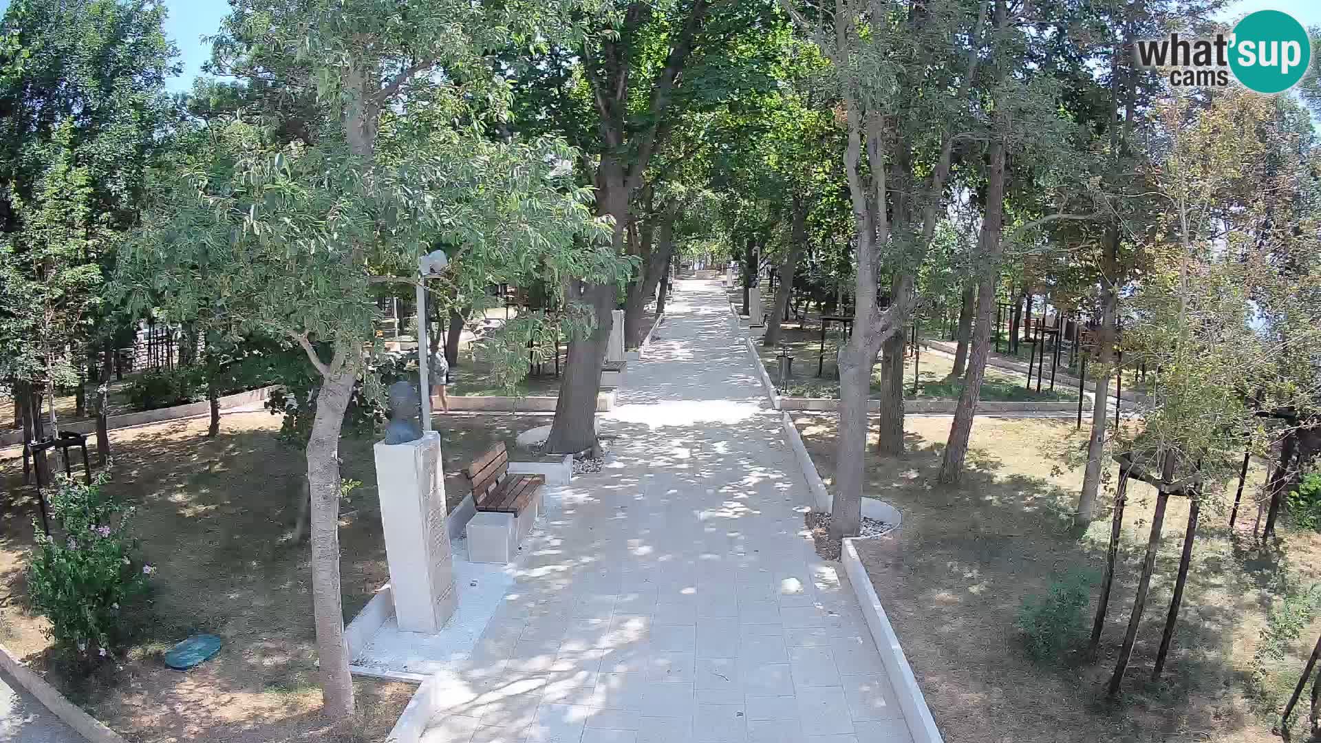 Writers’ Park Webcam Senj – Live by the Sea
