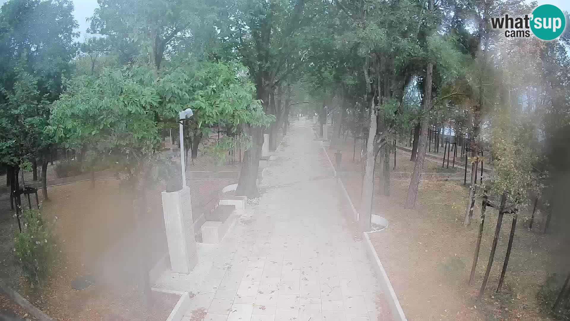 Park pisateljev Senj – Pogled v živo ob morju